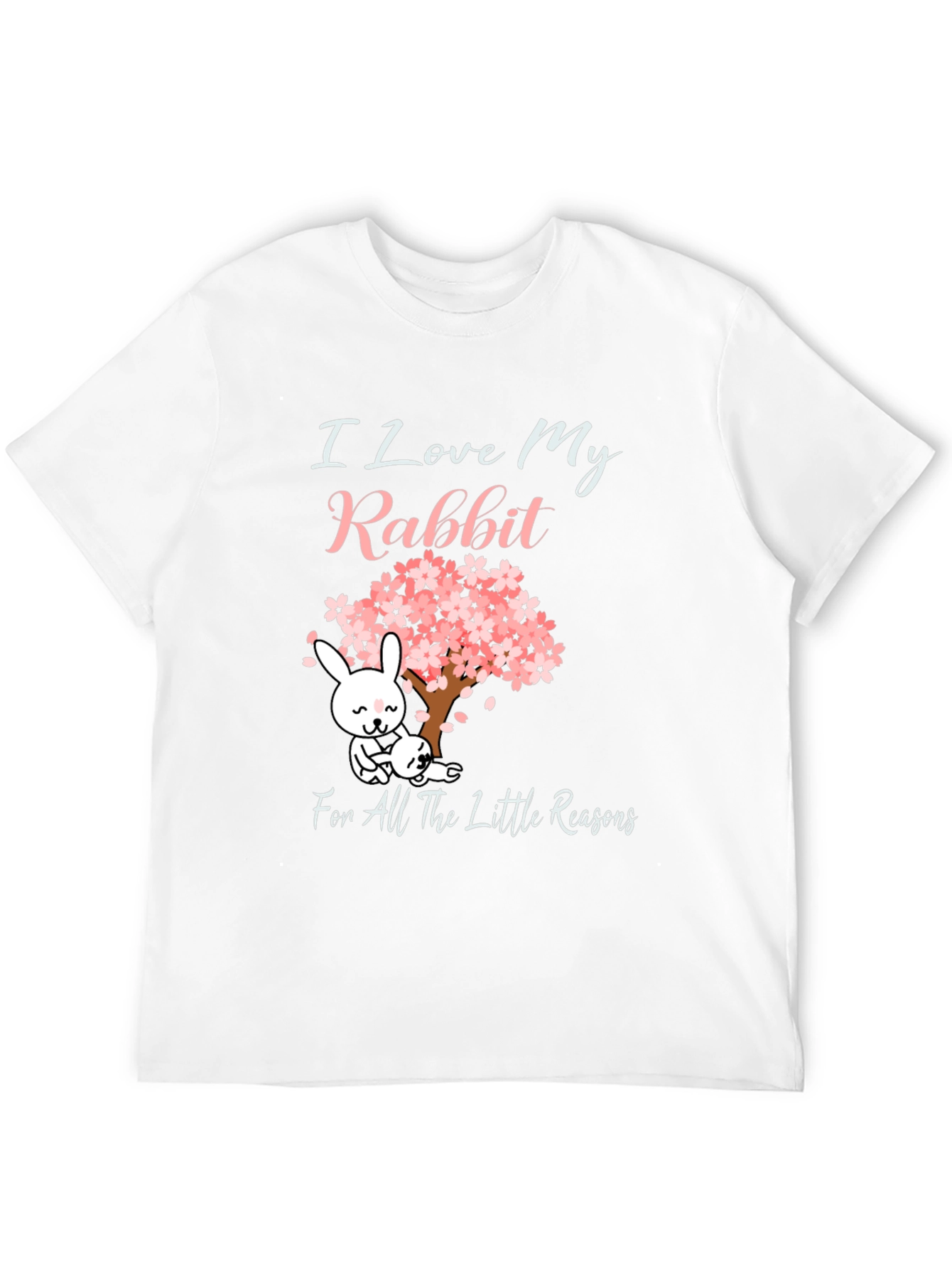 I Love My Rabbit Graphic T-Shirt