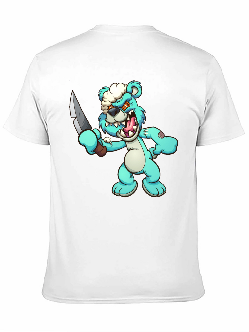 Zombie Bear T-Shirt - Spooky Cute Cartoon