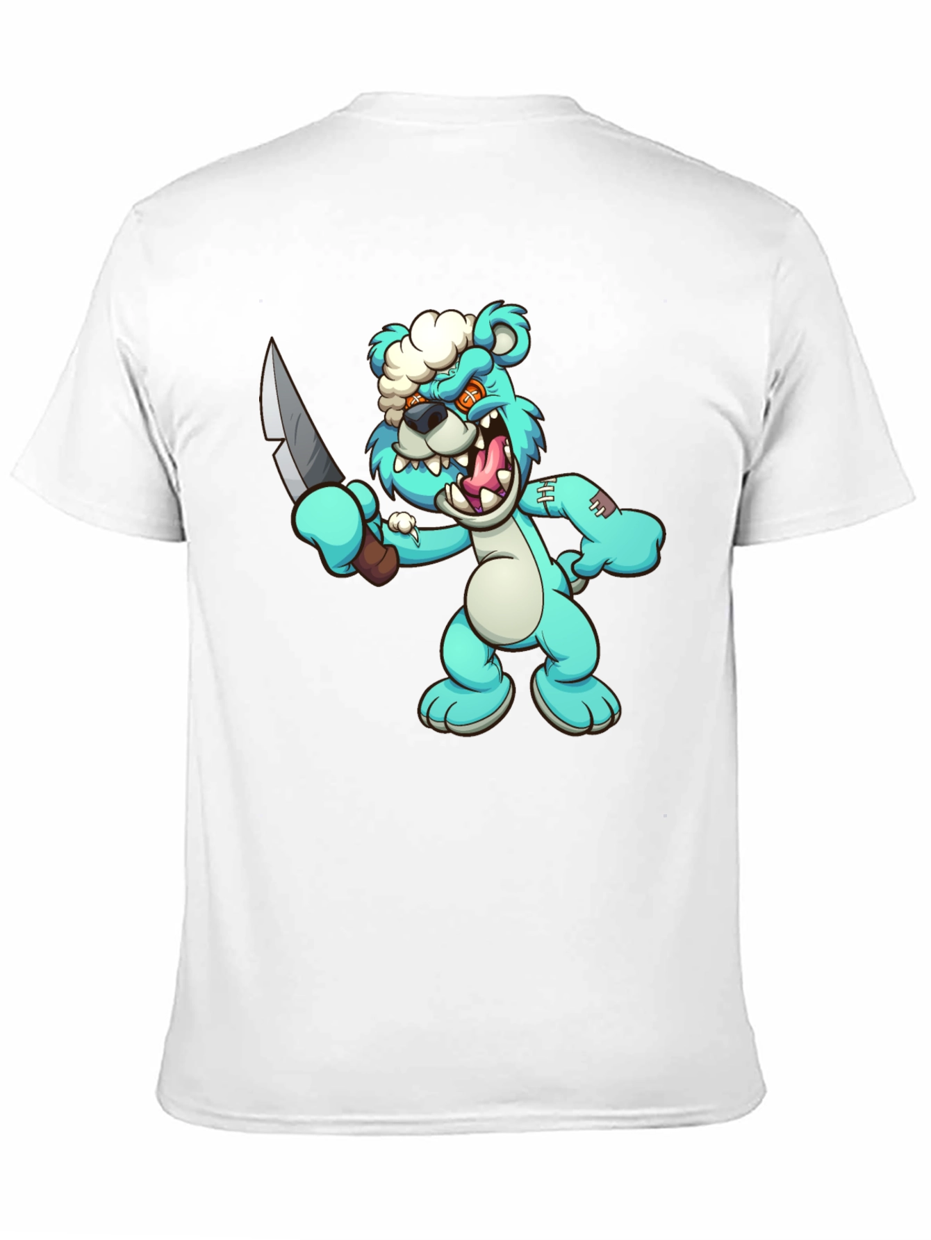 Zombie Bear T-Shirt - Spooky Cute Cartoon