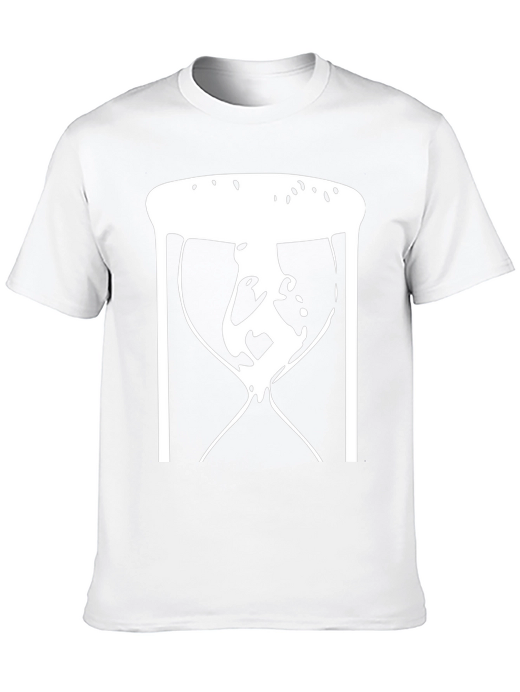 Abstract Hourglass Graphic Tee - Black Unisex T-Shirt