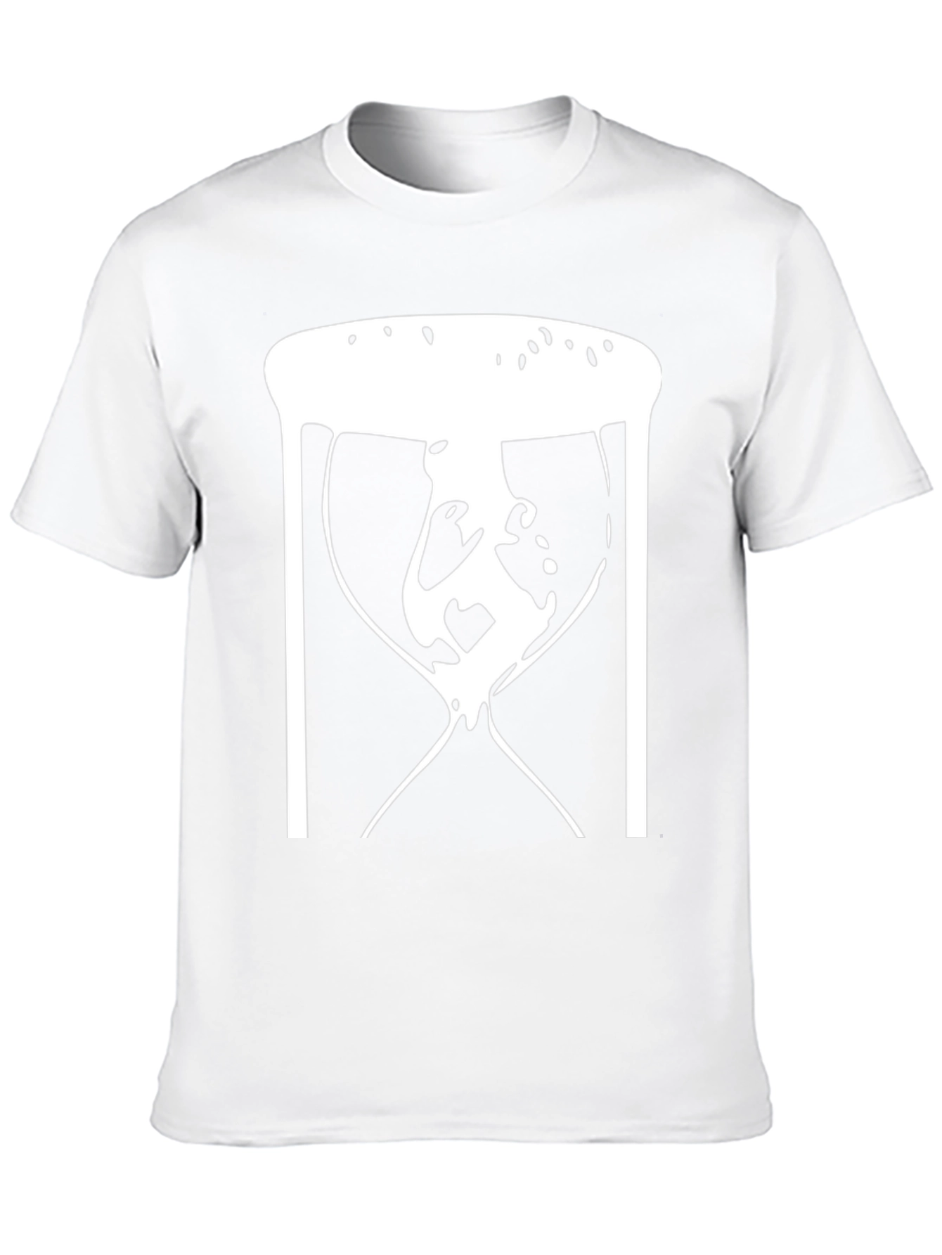 Abstract Hourglass Graphic Tee - Black Unisex T-Shirt