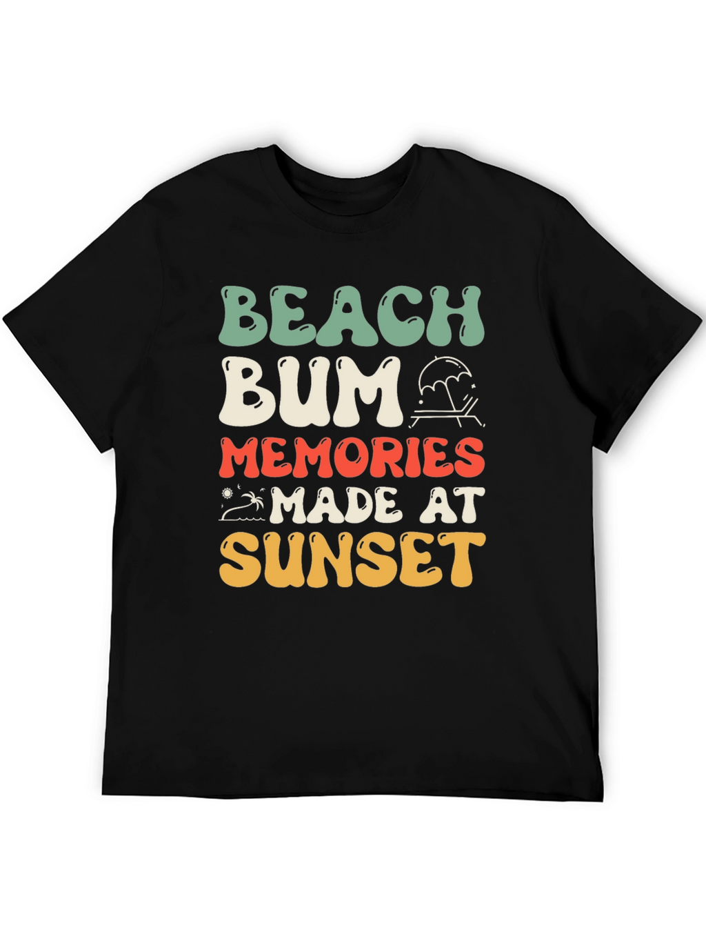 Beach Bum Sunset Memories T-Shirt