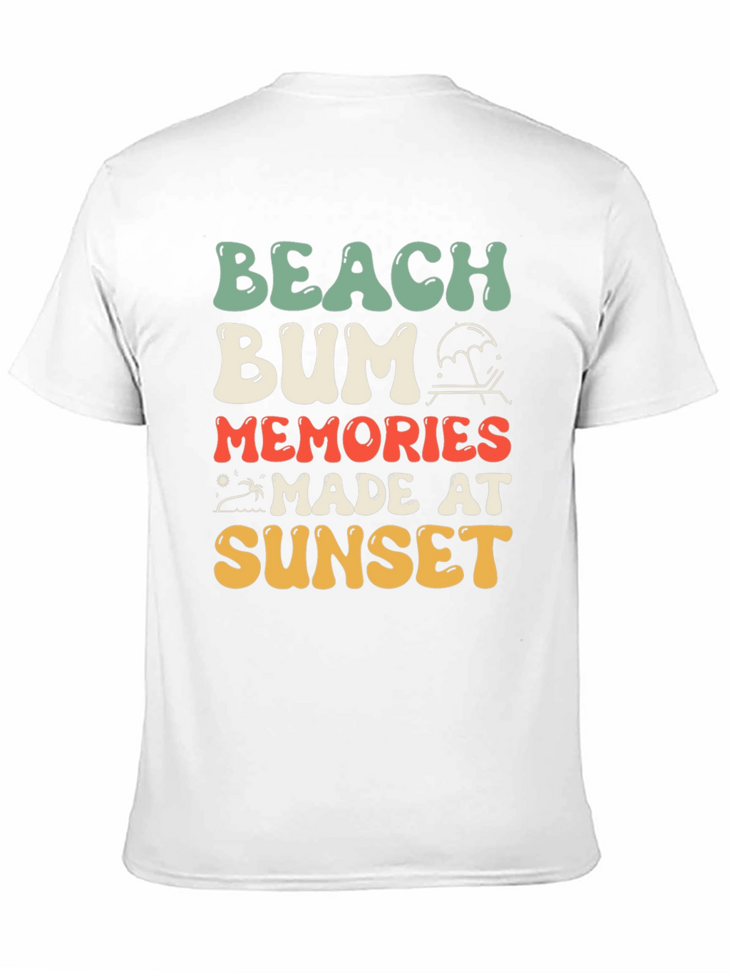 Beach Bum Sunset Memories T-Shirt