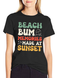 Beach Bum Sunset Memories T-Shirt