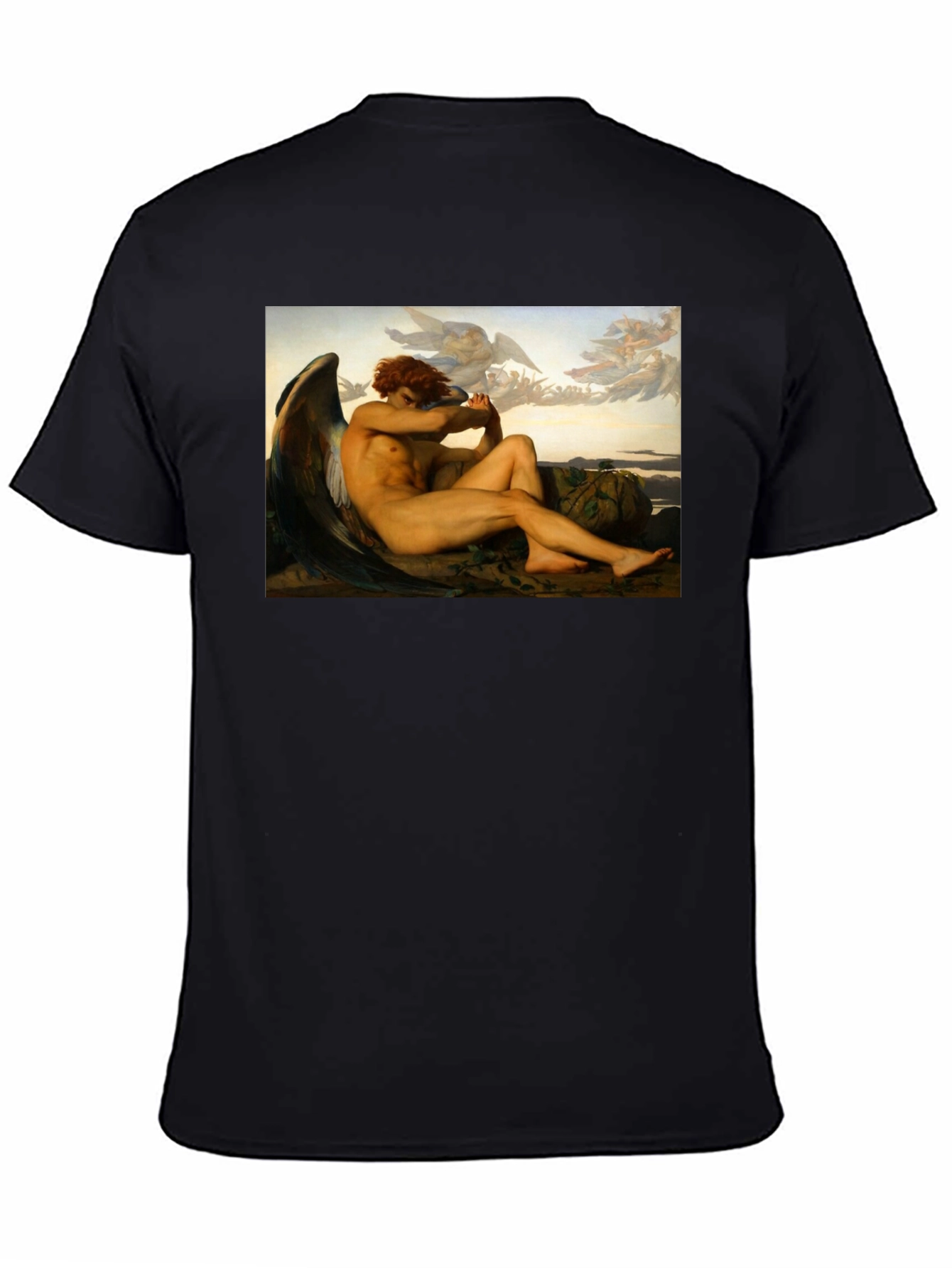 Fallen Angel Graphic Tee - Unique Art Shirt