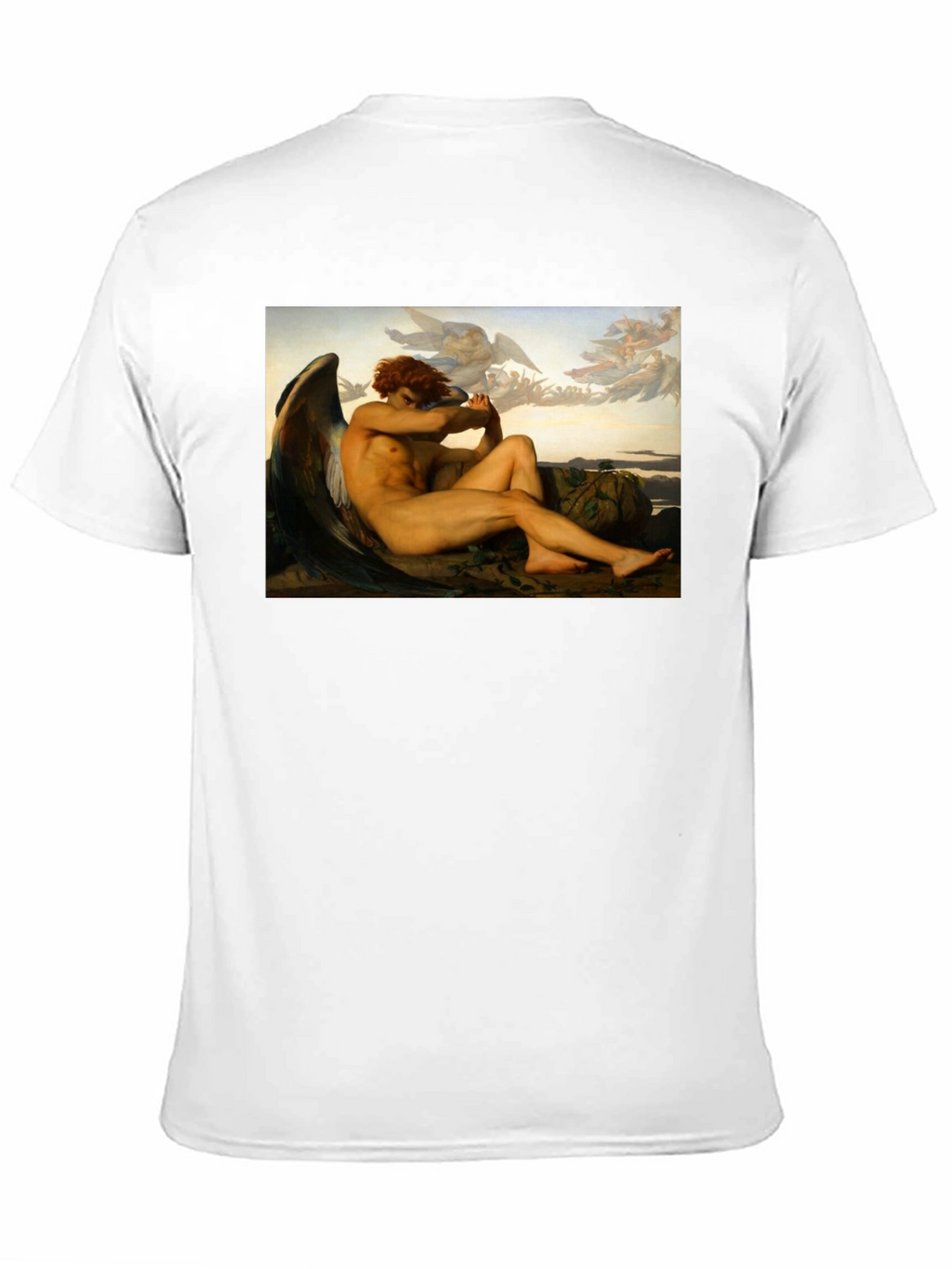 Fallen Angel Graphic Tee - Unique Art Shirt