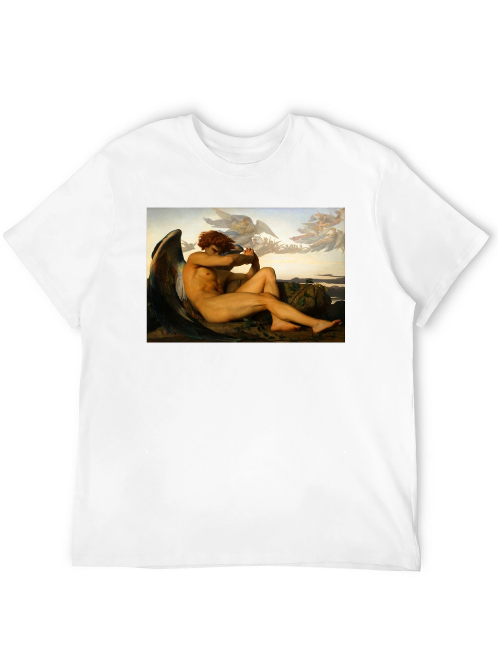 Fallen Angel Graphic Tee - Unique Art Shirt
