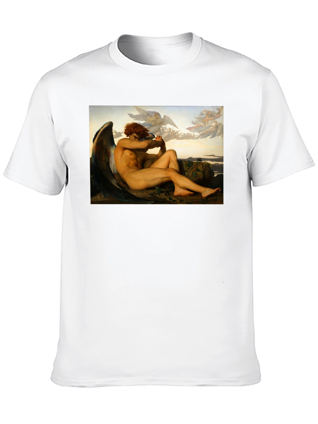 Fallen Angel Graphic Tee - Unique Art Shirt