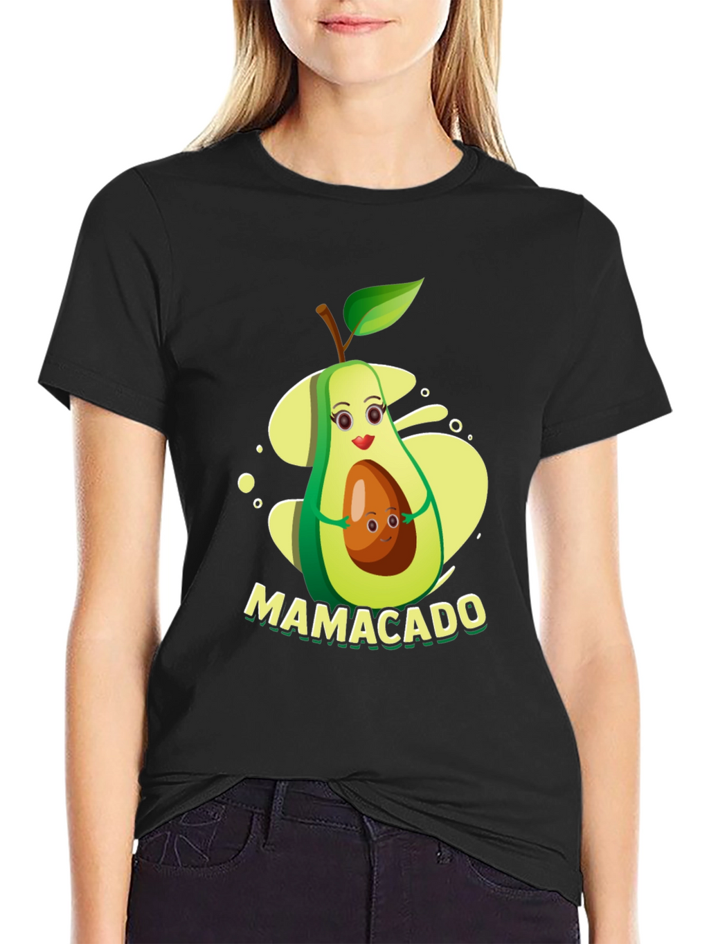 Mamacado T-Shirt - Avocado Mama & Baby Graphic Tee