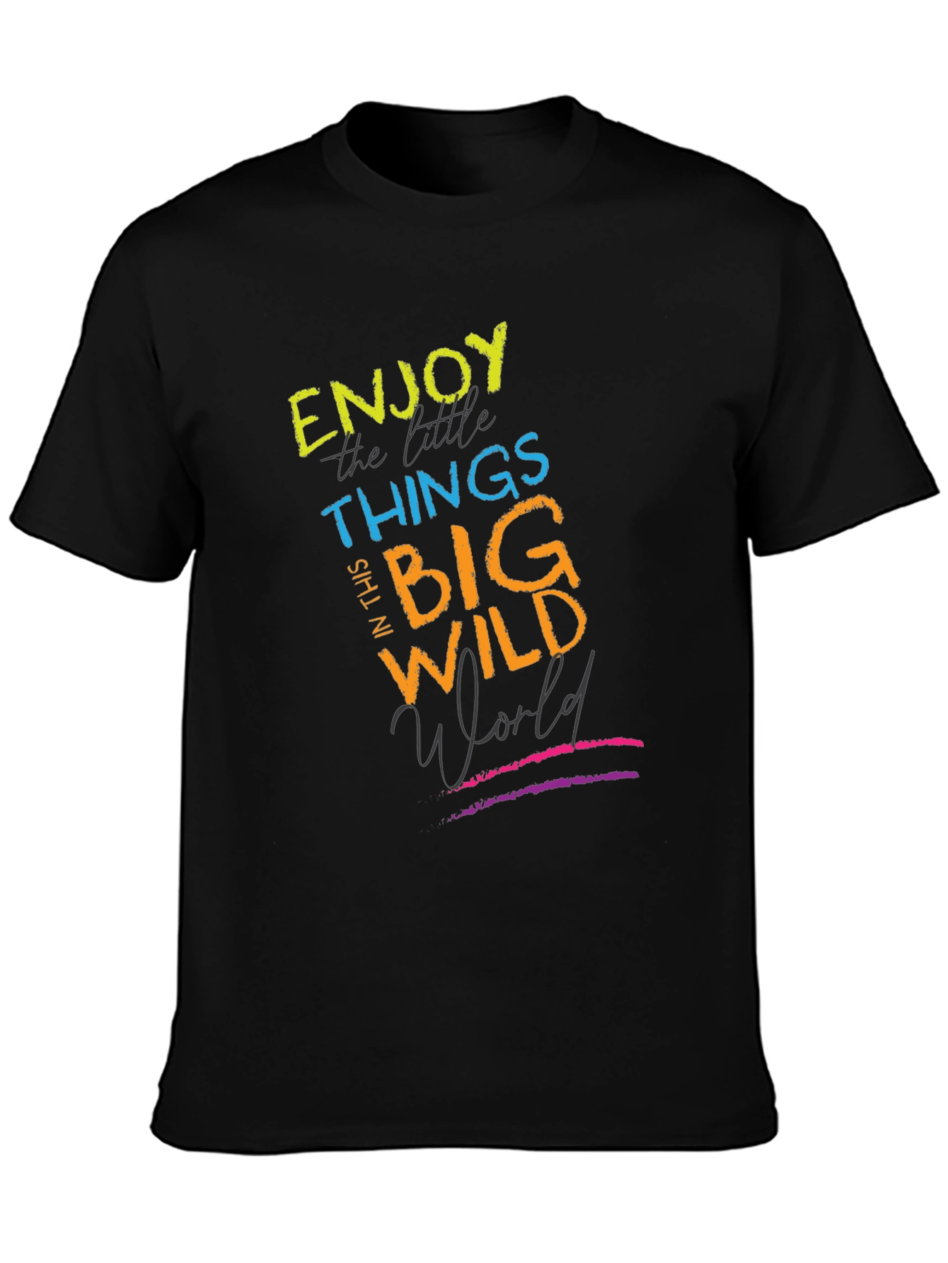 Enjoy The Little Things Graphic T-Shirt - Wild World