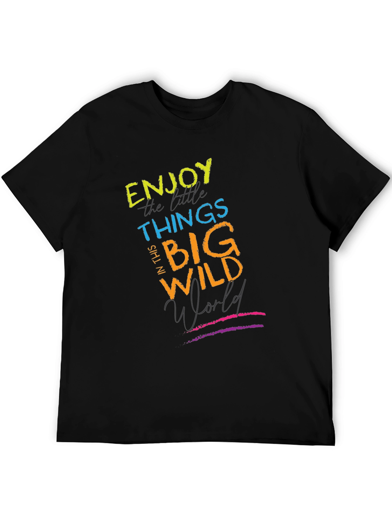 Enjoy The Little Things Graphic T-Shirt - Wild World