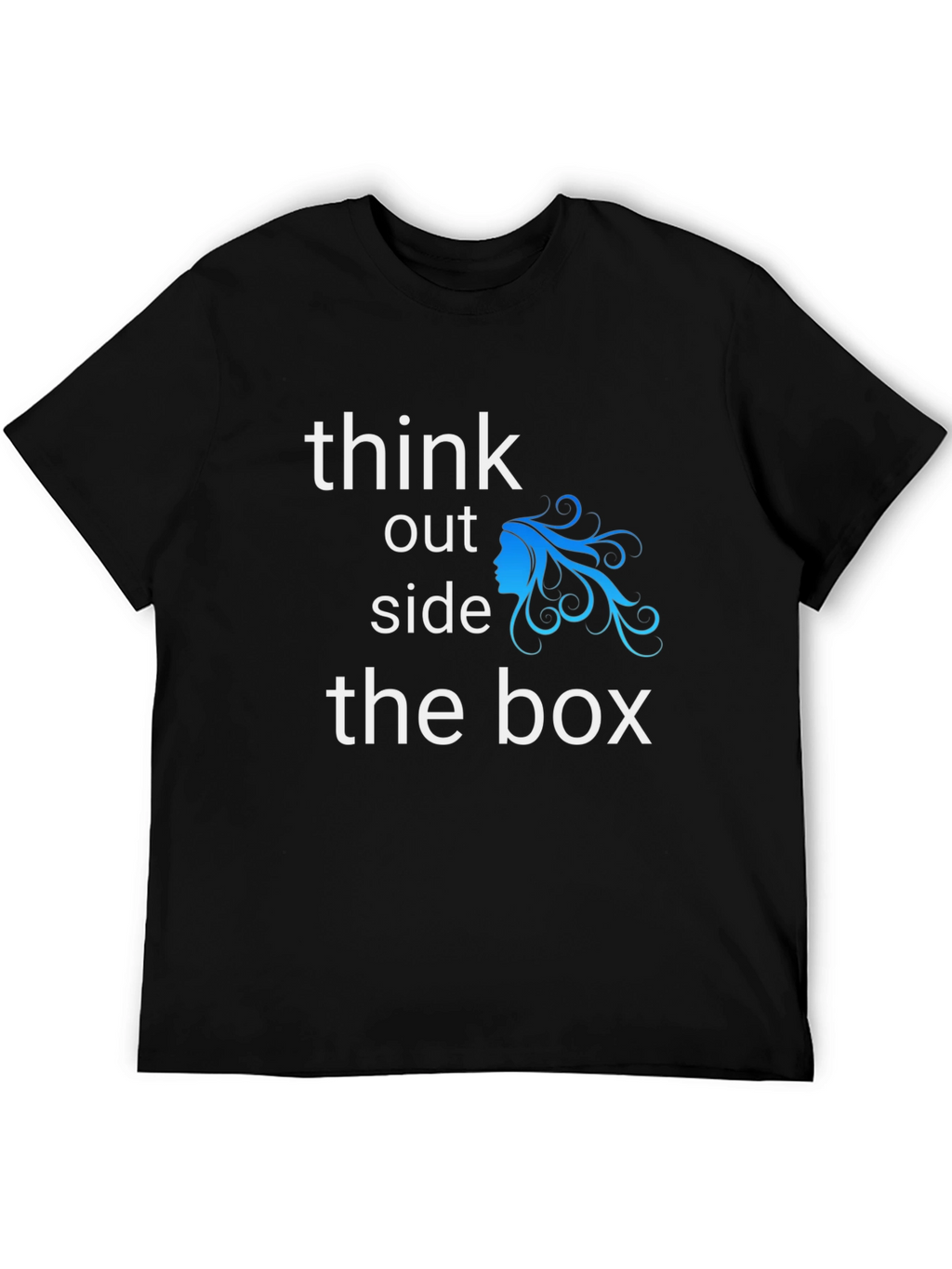 Think Outside the Box Graphic Tee - Black