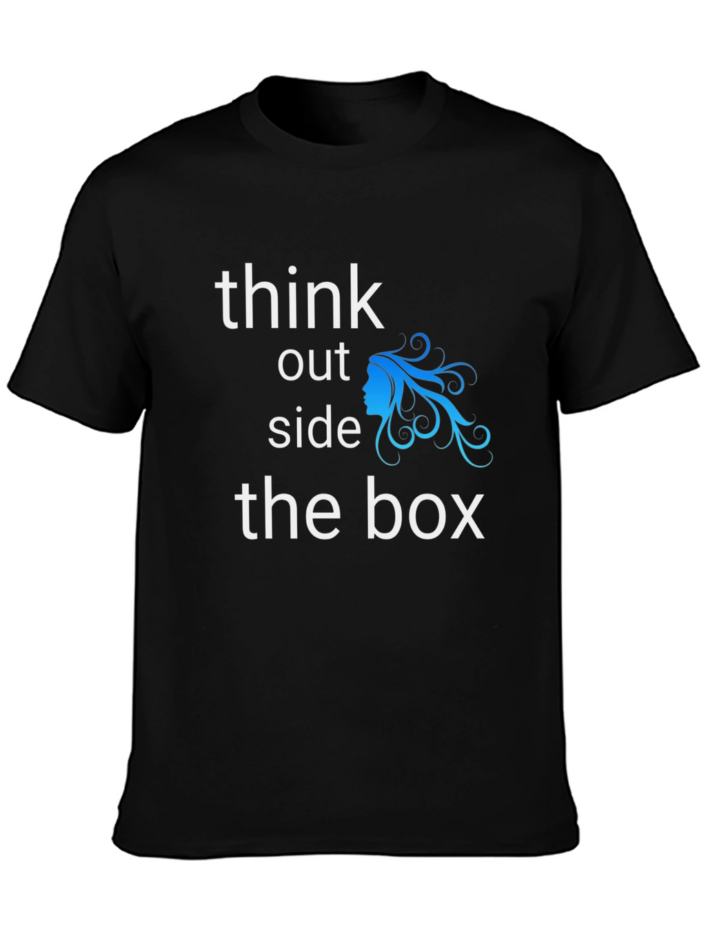 Think Outside the Box Graphic Tee - Black