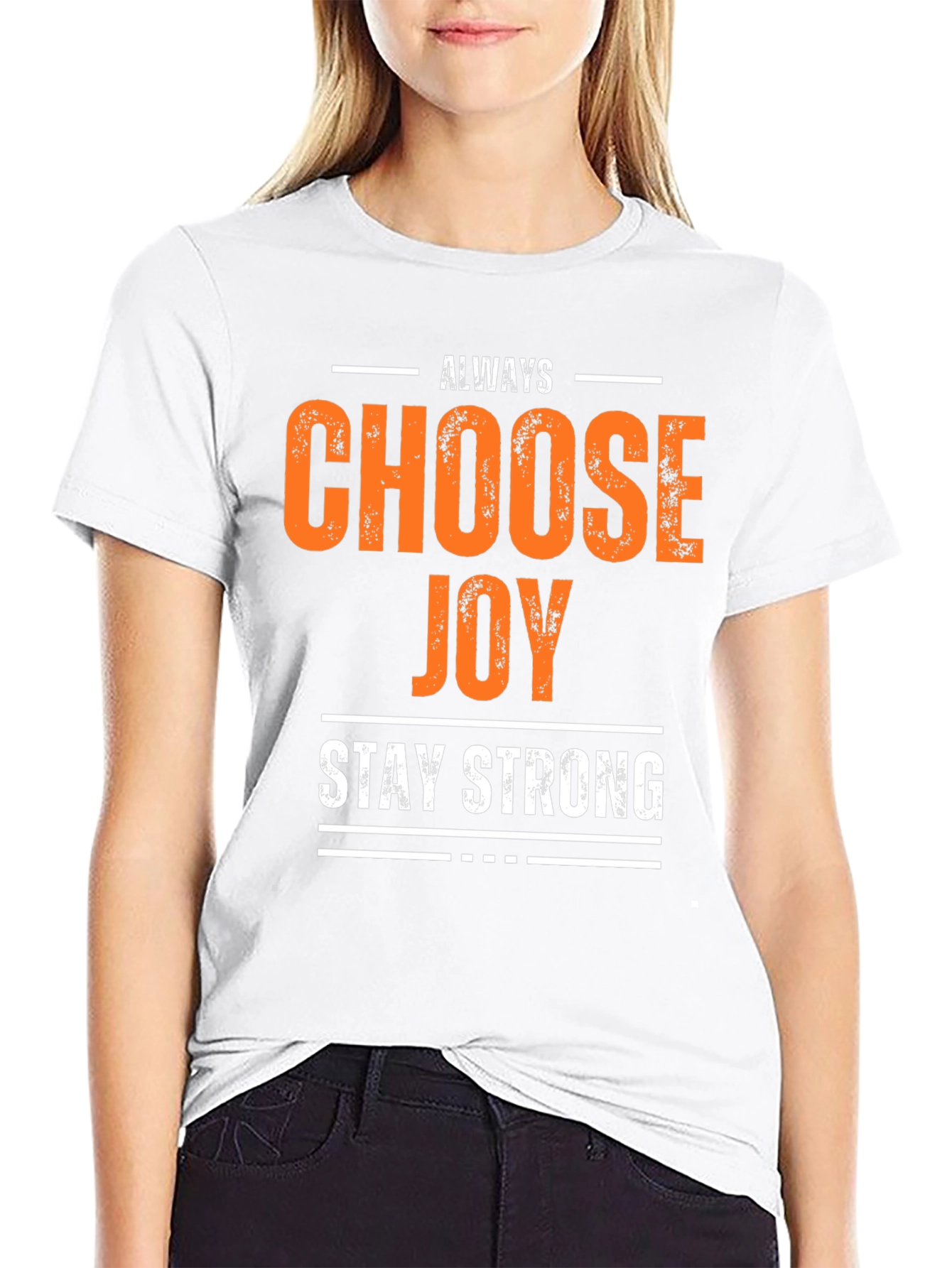 Always Choose Joy Graphic Tee - Stay Strong Shirt