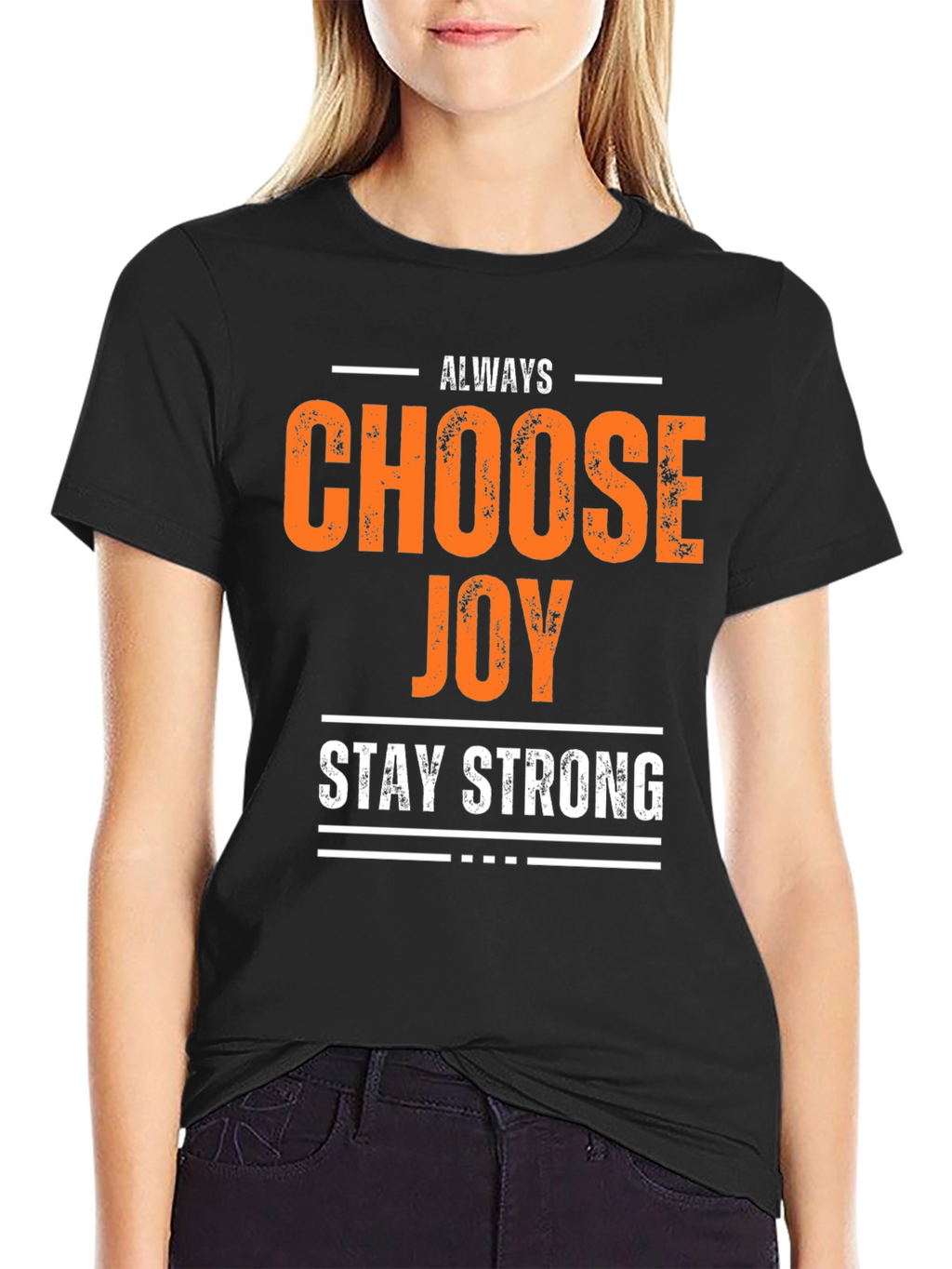 Always Choose Joy Graphic Tee - Stay Strong Shirt