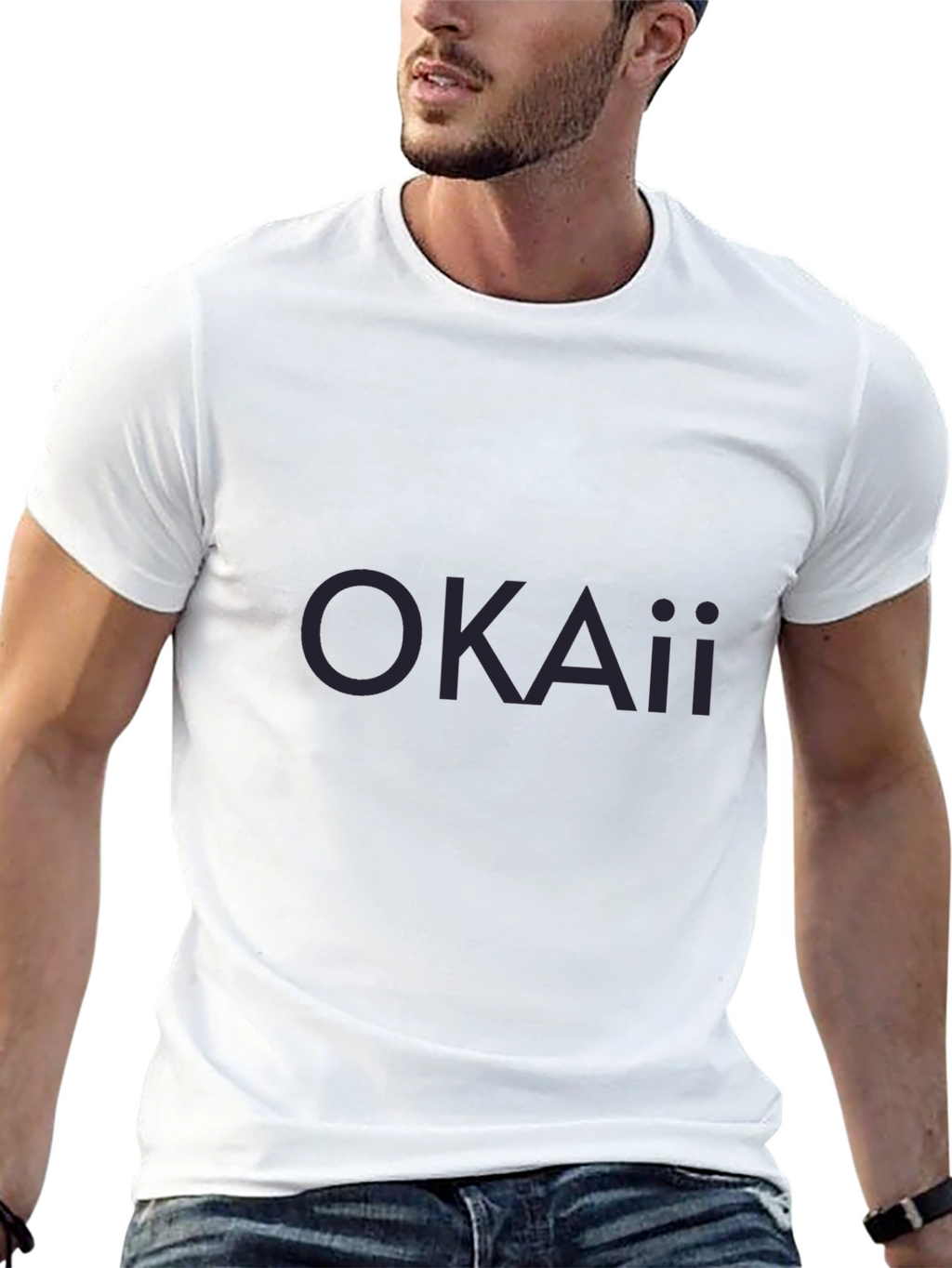 Mens Basic Black Crew Neck T-Shirt