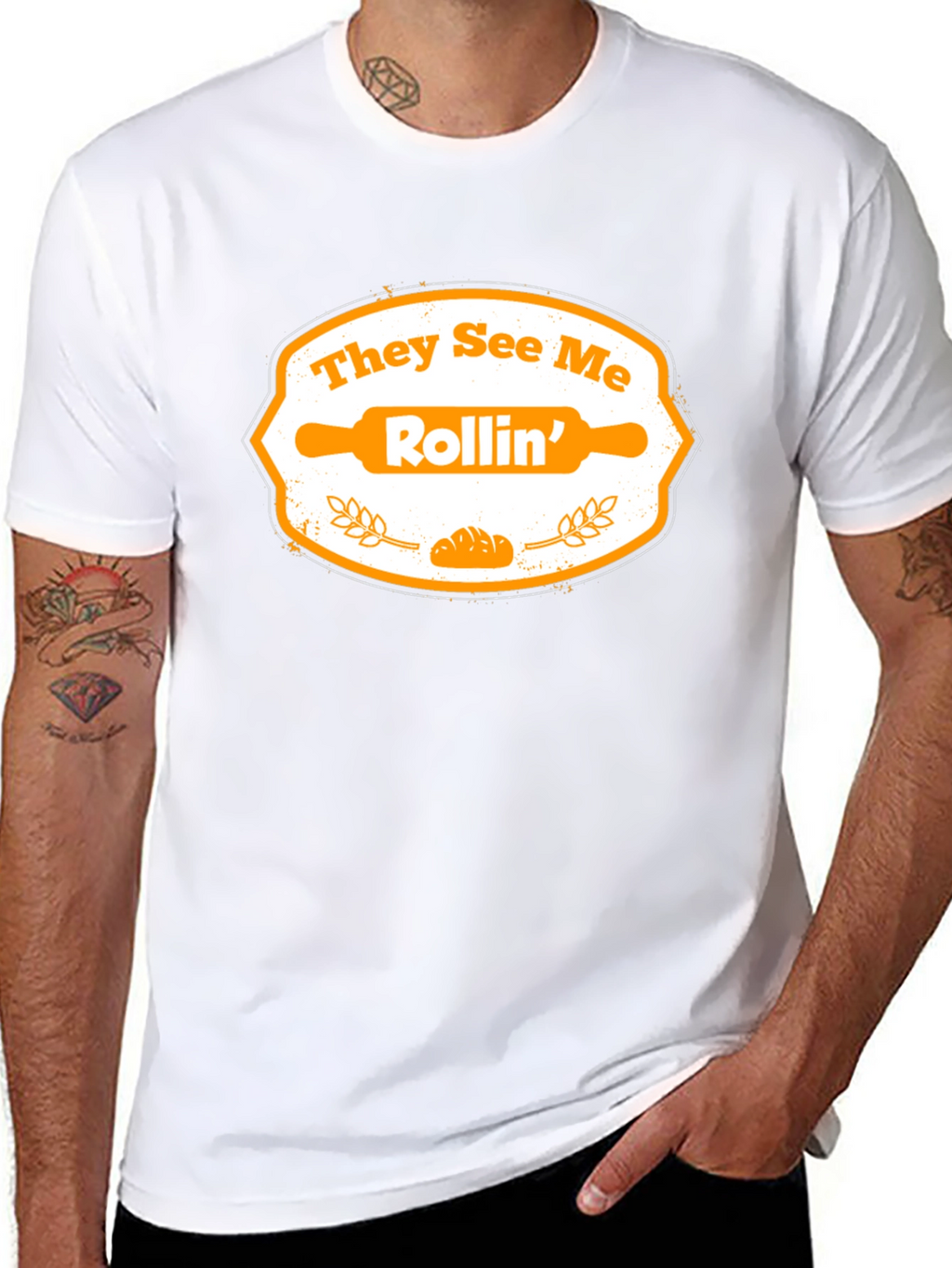 They See Me Rollin Baker T-Shirt
