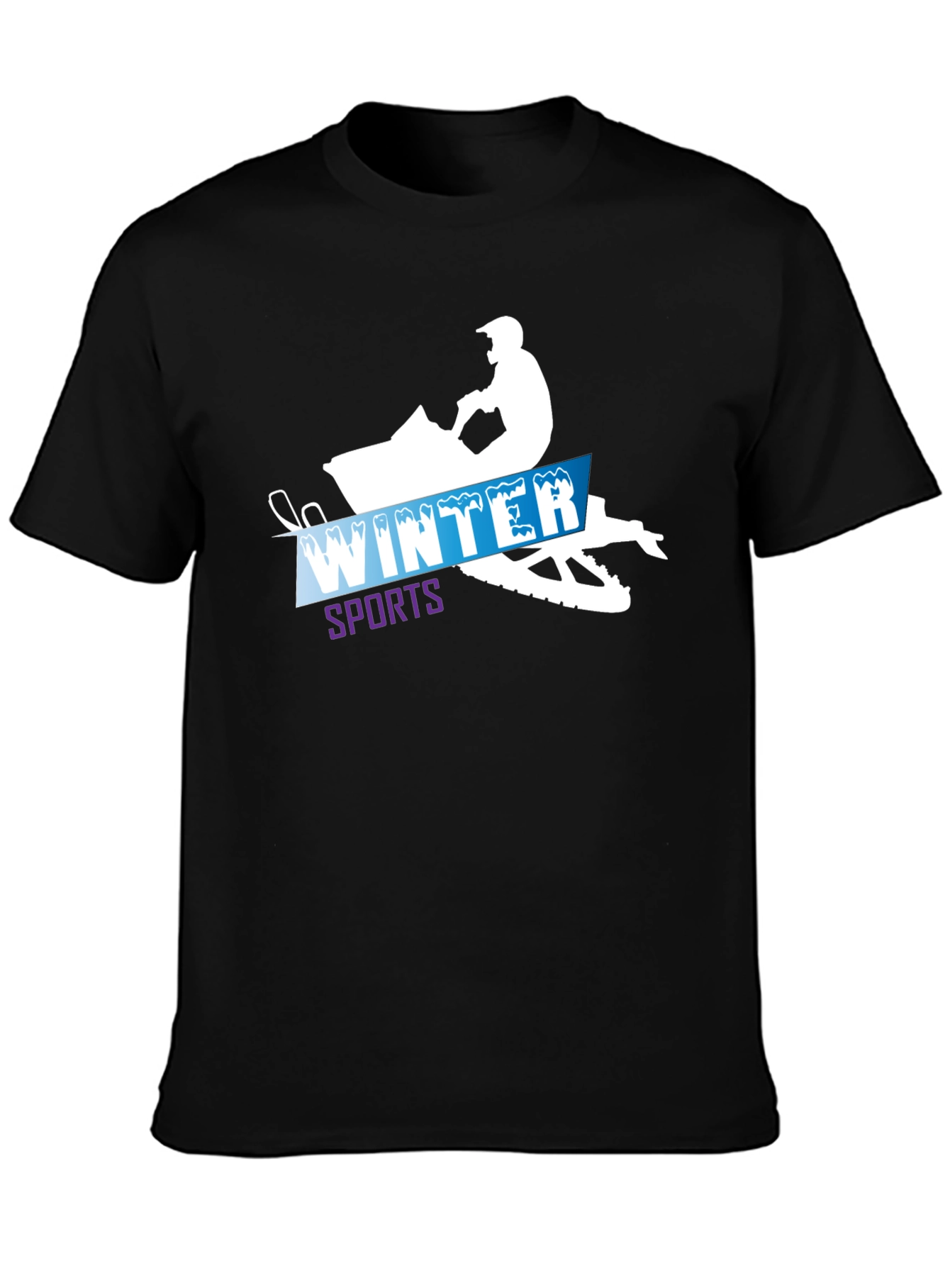 Winter Sports Snowmobile Graphic Tee