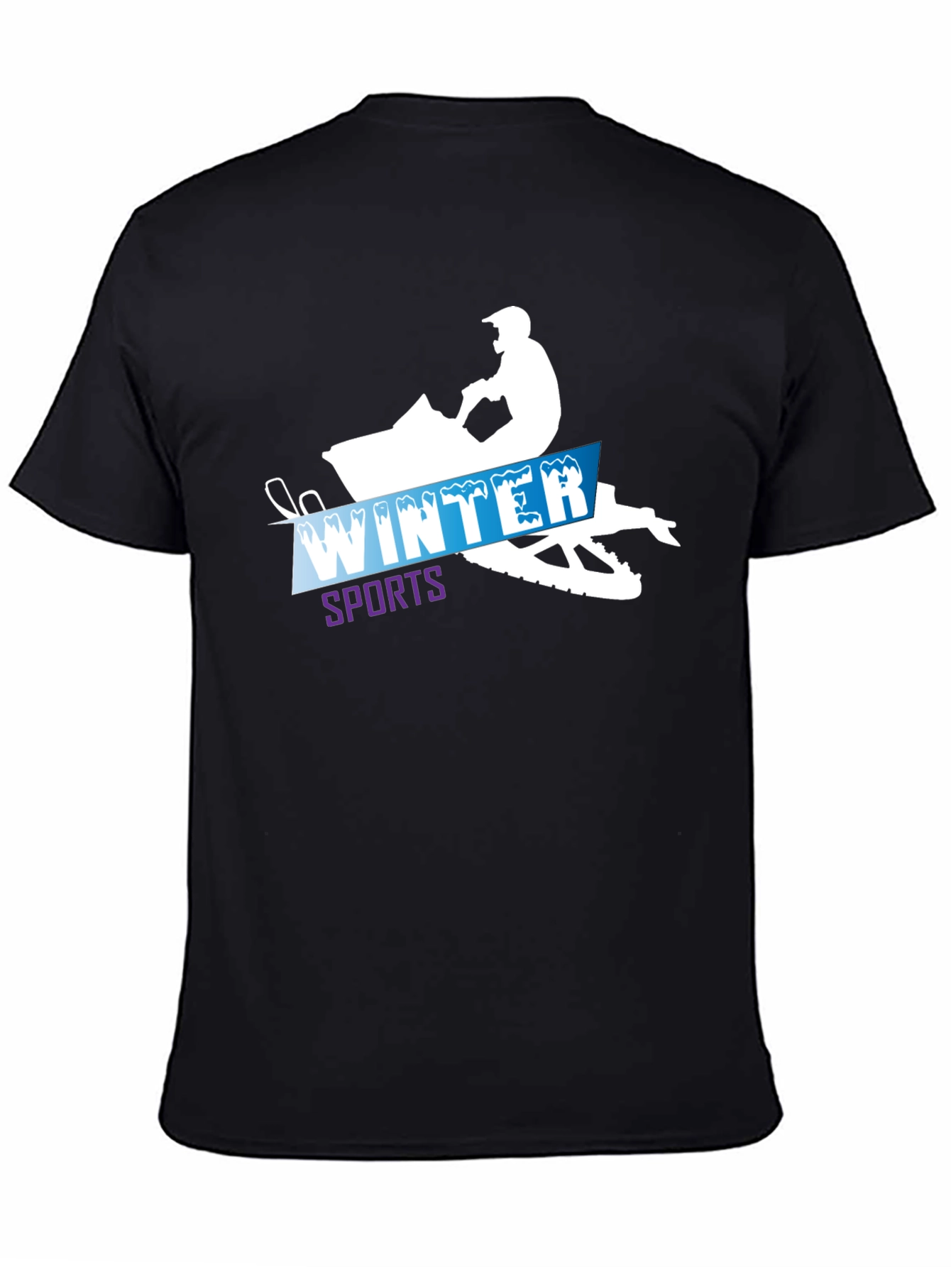 Winter Sports Snowmobile Graphic Tee