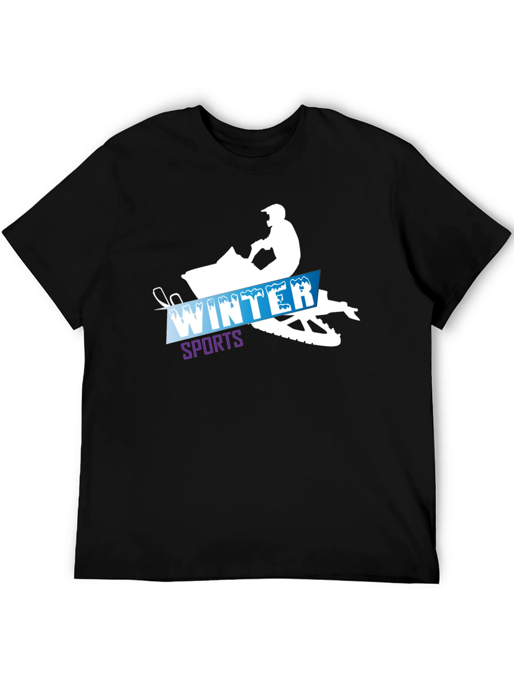 Winter Sports Snowmobile Graphic Tee