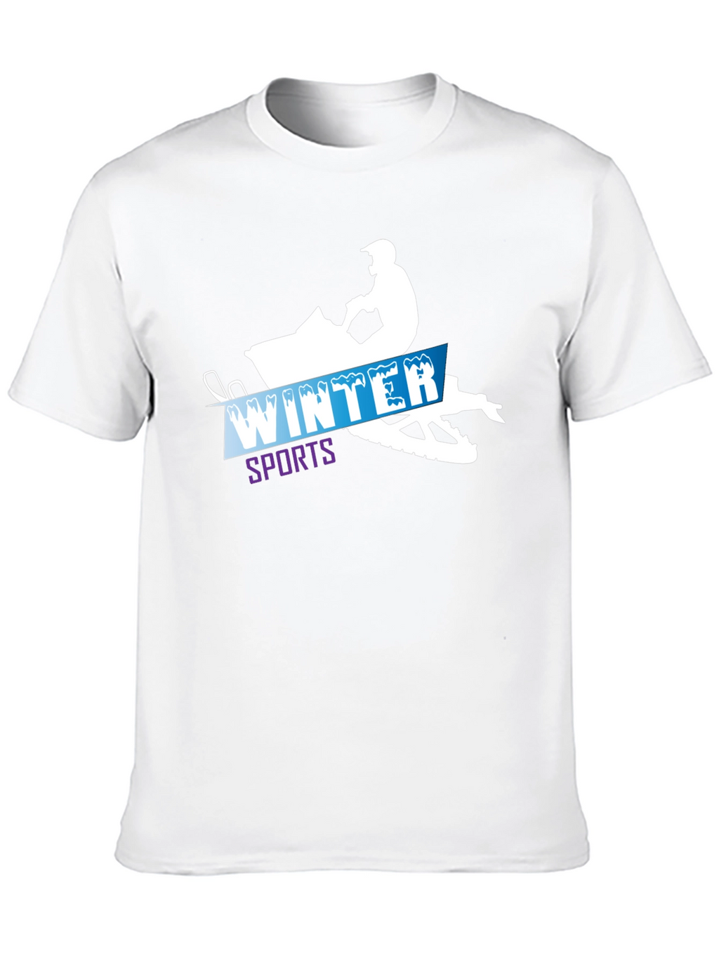 Winter Sports Snowmobile Graphic Tee