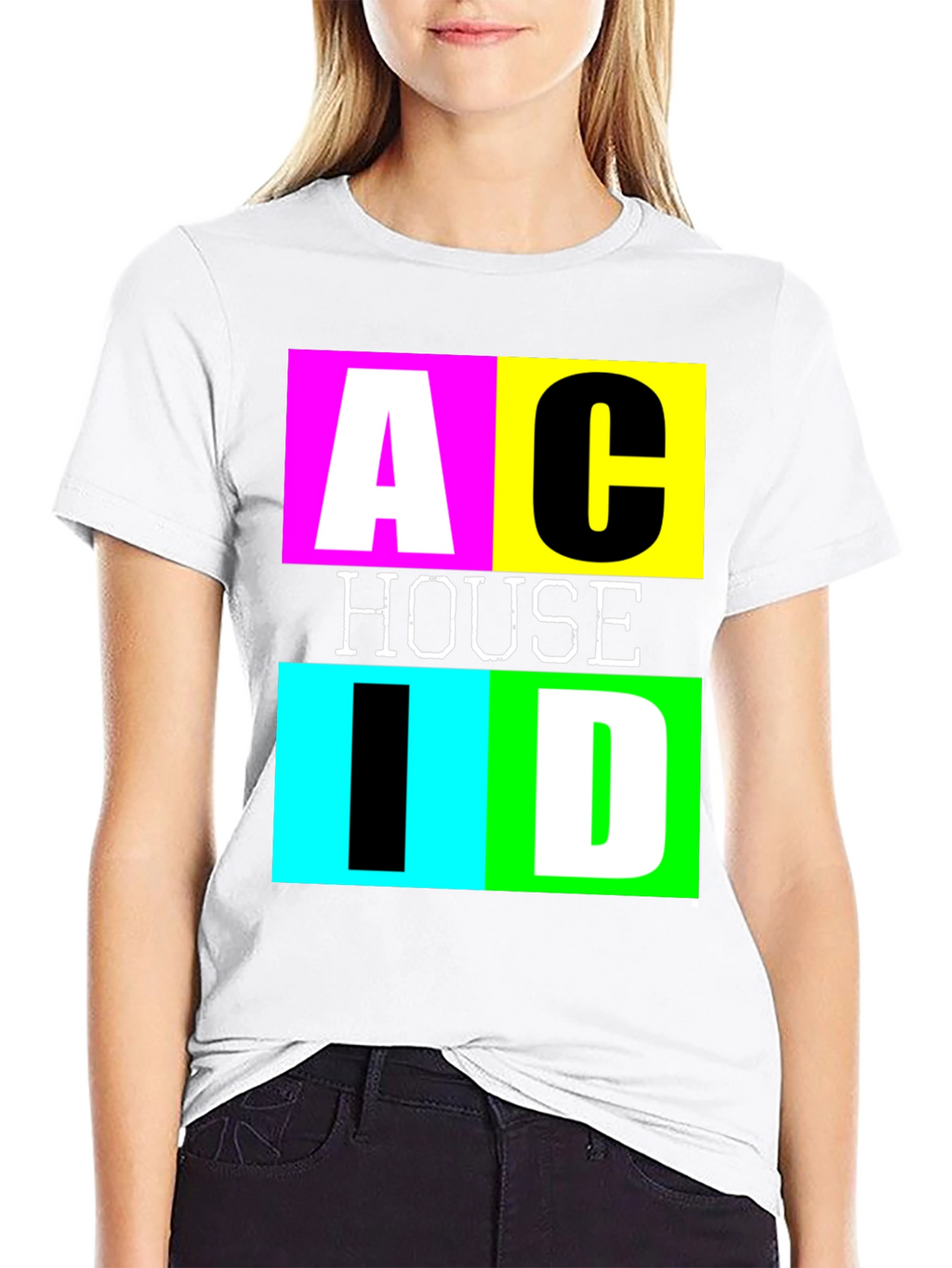 Acid House Graphic Tee - Retro Rave Style Shirt