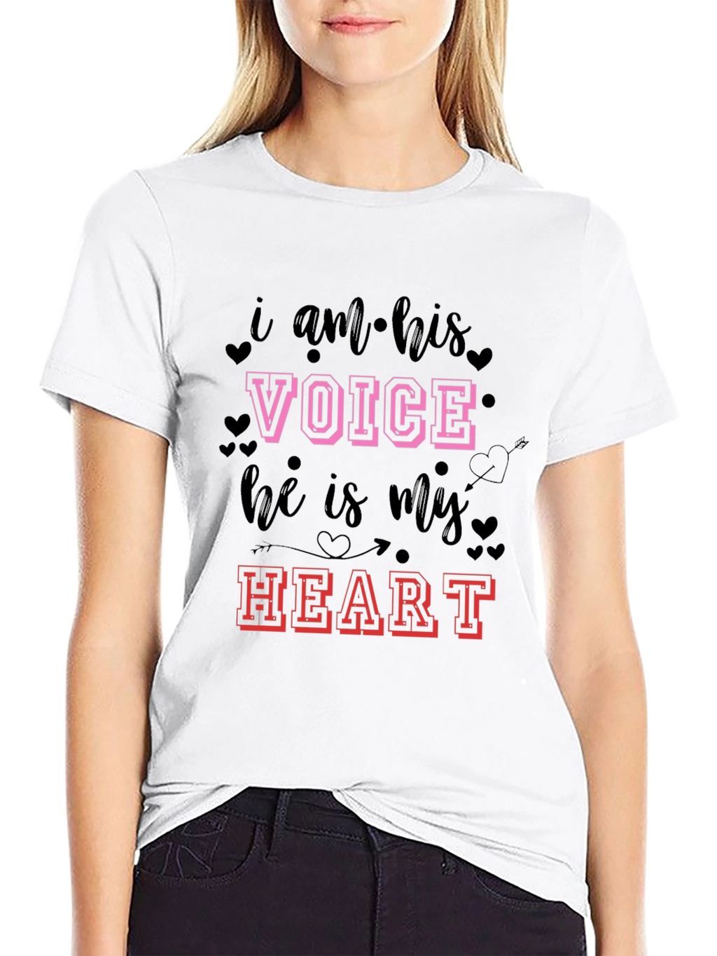I am his Voice He is my Heart T-Shirt