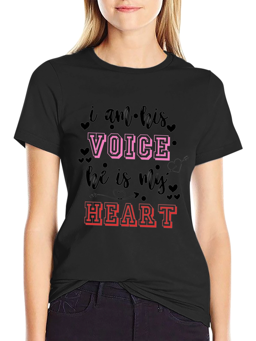 I am his Voice He is my Heart T-Shirt
