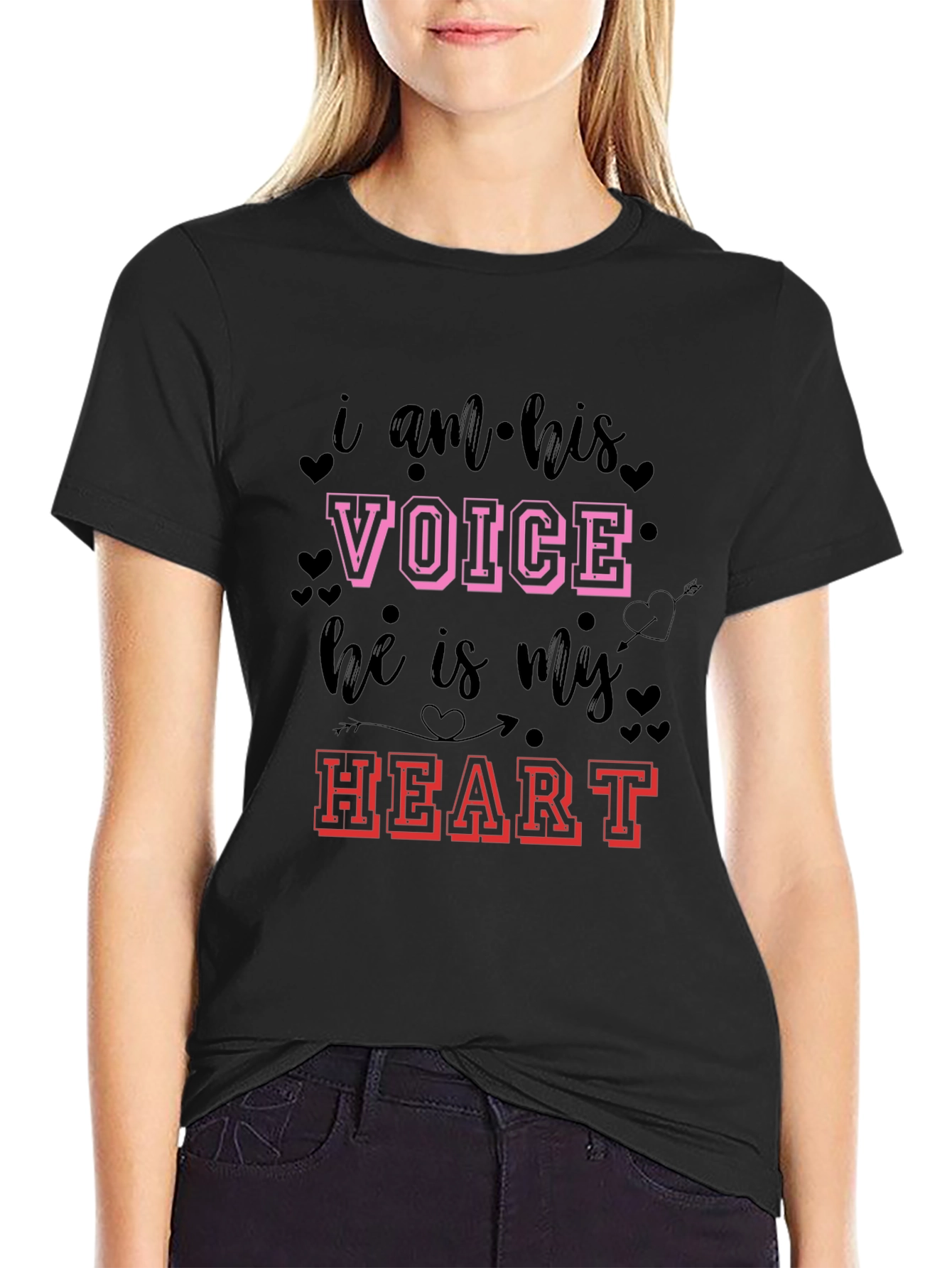 I am his Voice He is my Heart T-Shirt