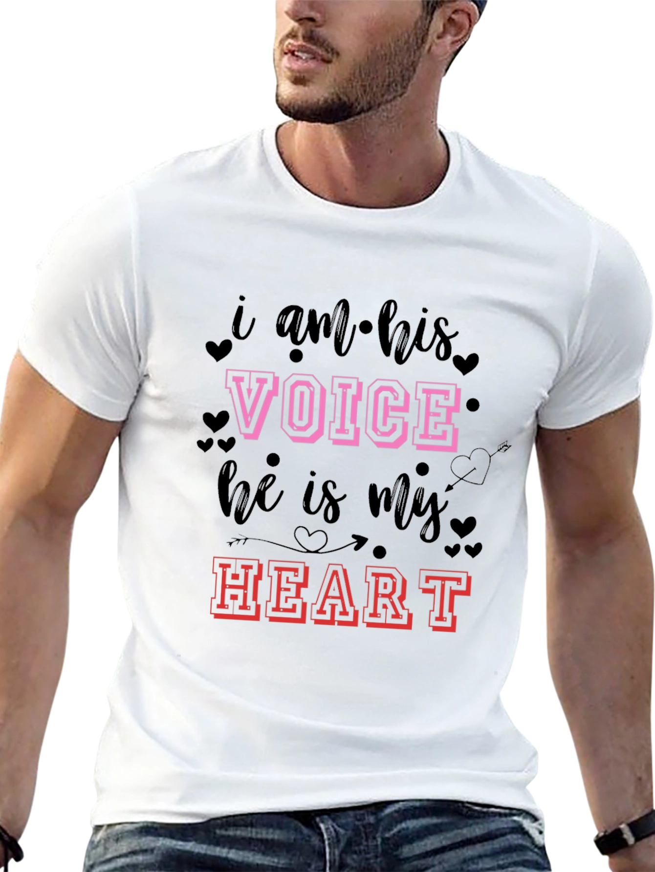 I am his Voice He is my Heart T-Shirt