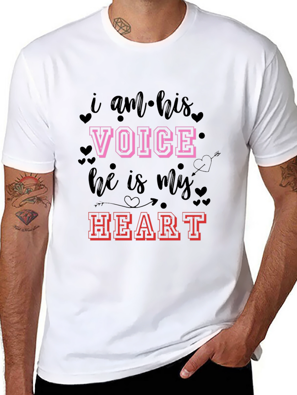 I am his Voice He is my Heart T-Shirt