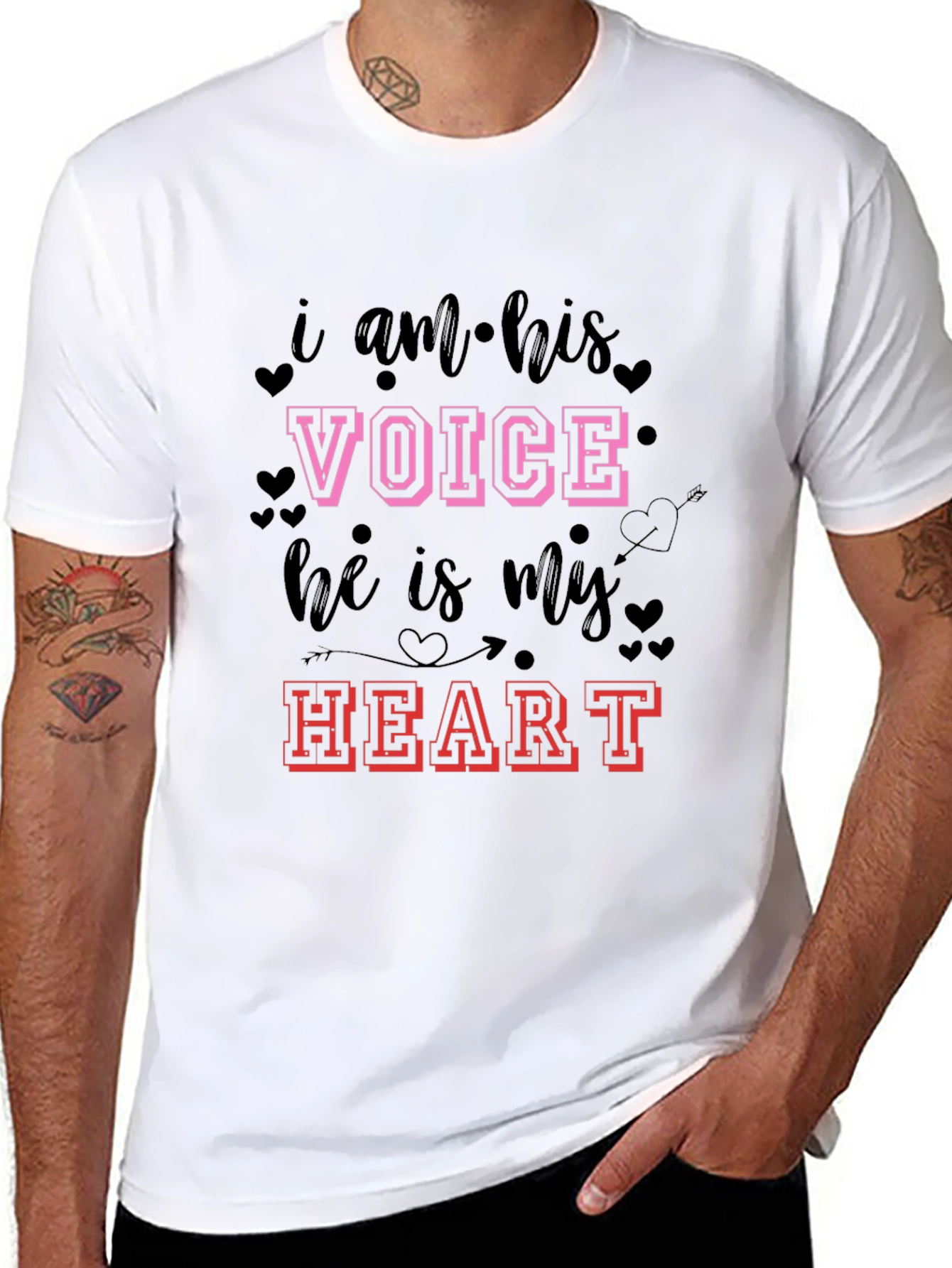 I am his Voice He is my Heart T-Shirt
