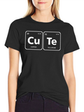 Cute Chemistry T-Shirt - Copper & Tellurium
