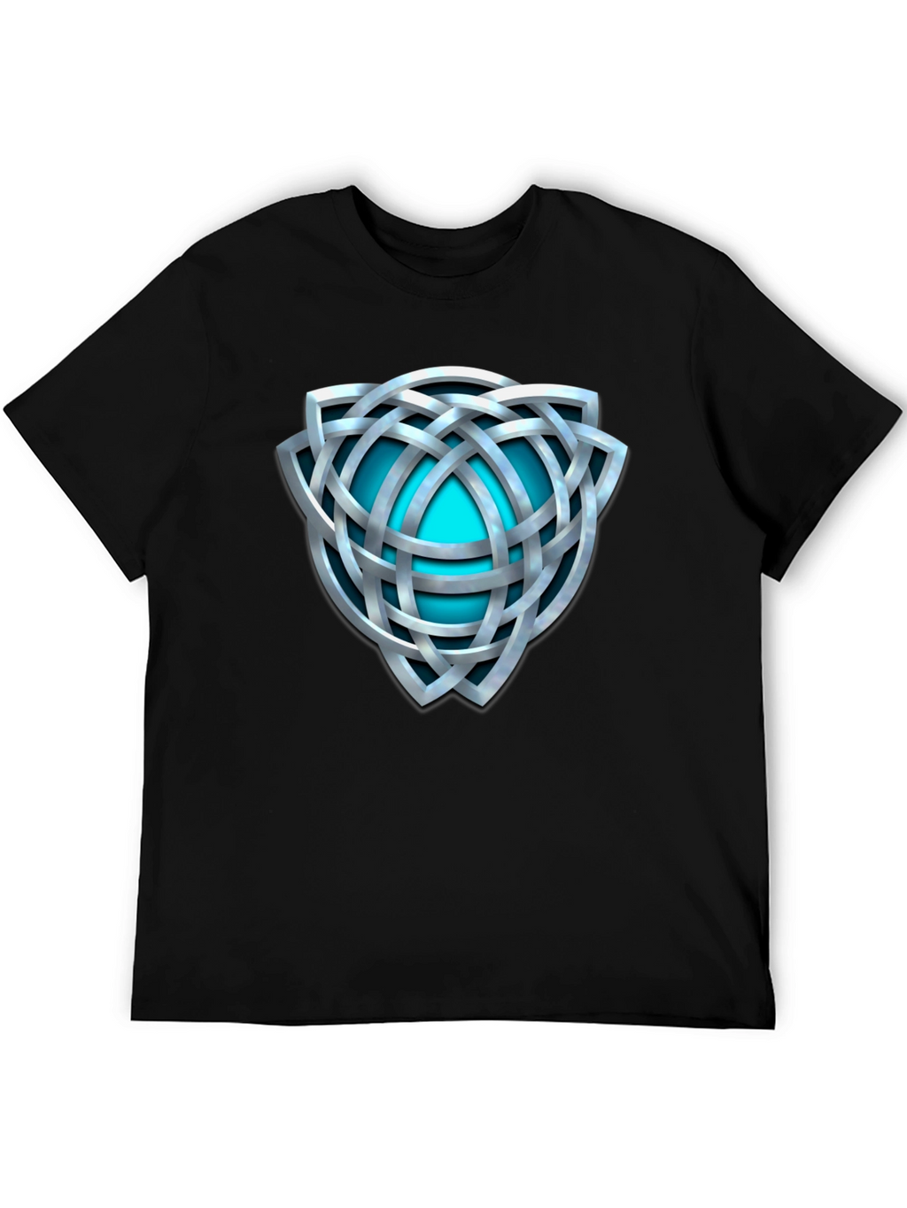 Celtic Knot Graphic Tee - Black