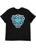 Celtic Knot Graphic Tee - Black