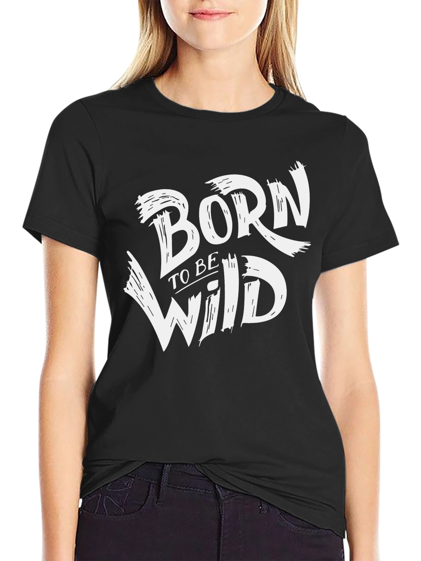 Born To Be Wild Black T-Shirt