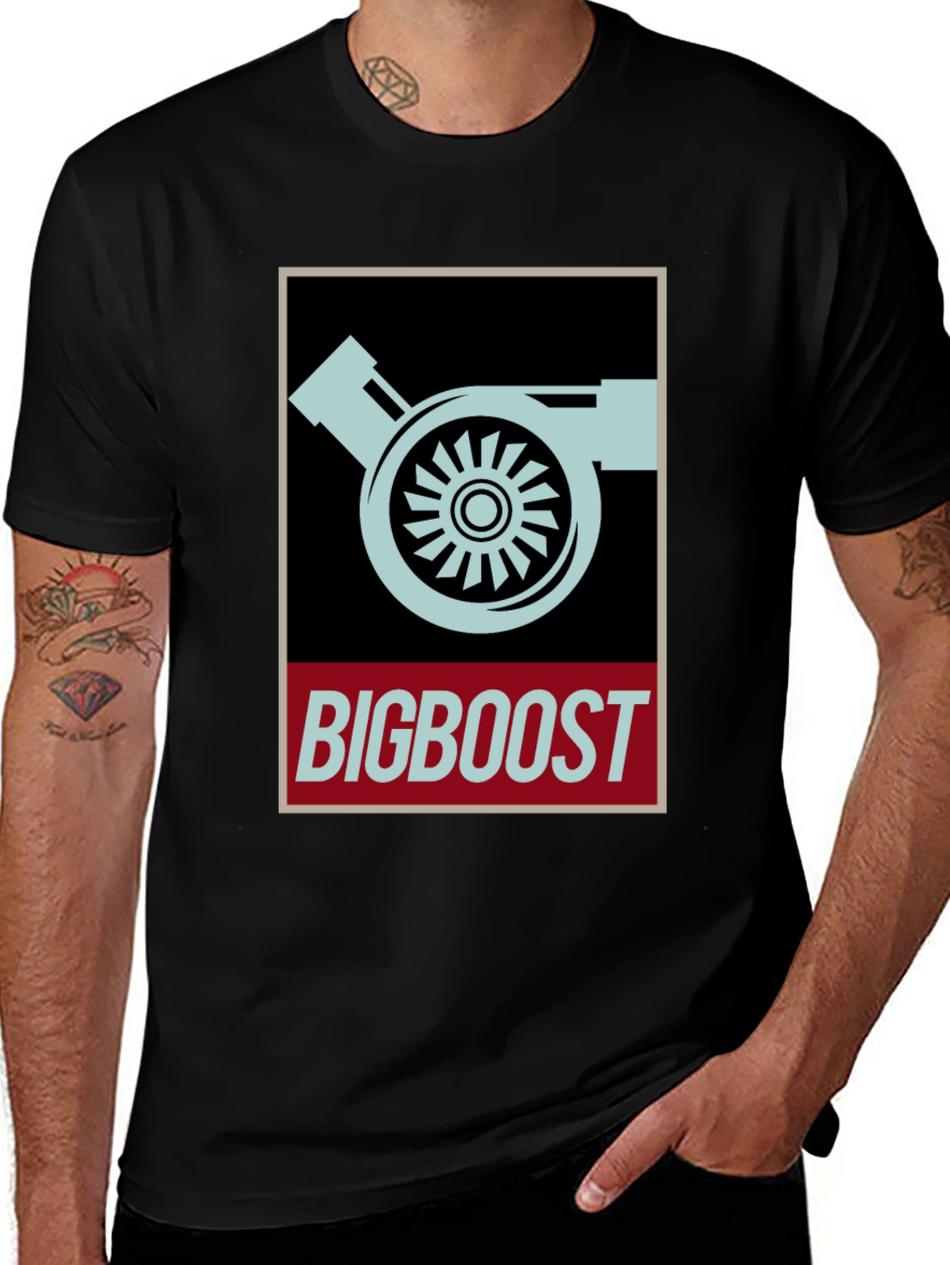 Bigboost Turbo T-Shirt - Cool Automotive Design