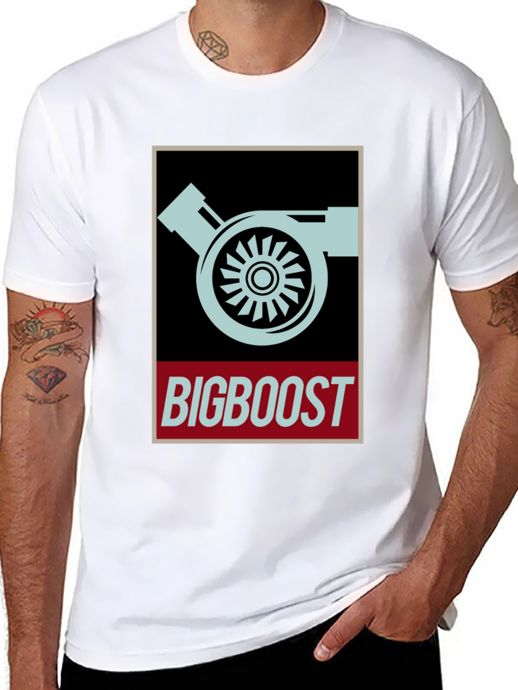 Bigboost Turbo T-Shirt - Cool Automotive Design
