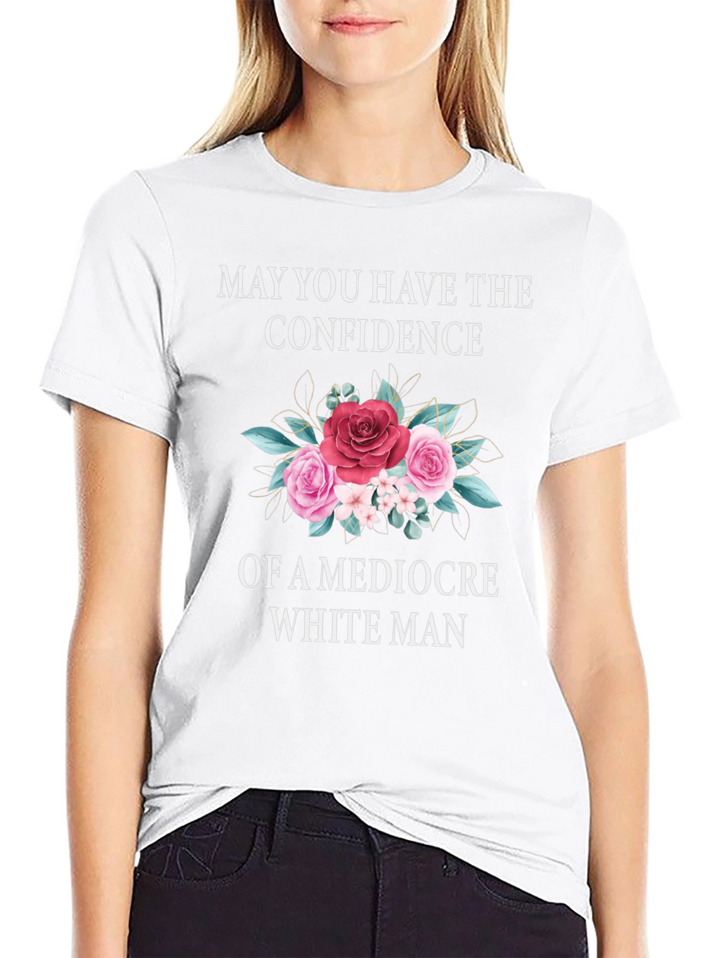 Confidence T-Shirt - Floral Design