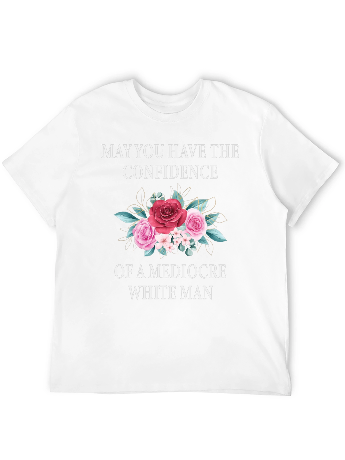 Confidence T-Shirt - Floral Design