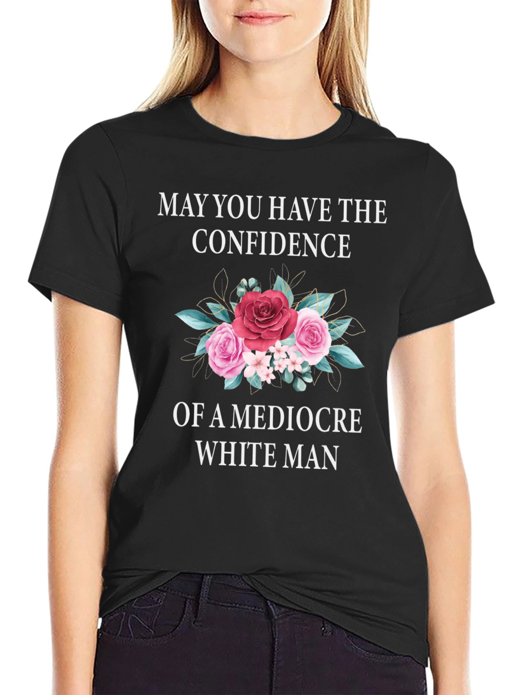Confidence T-Shirt - Floral Design