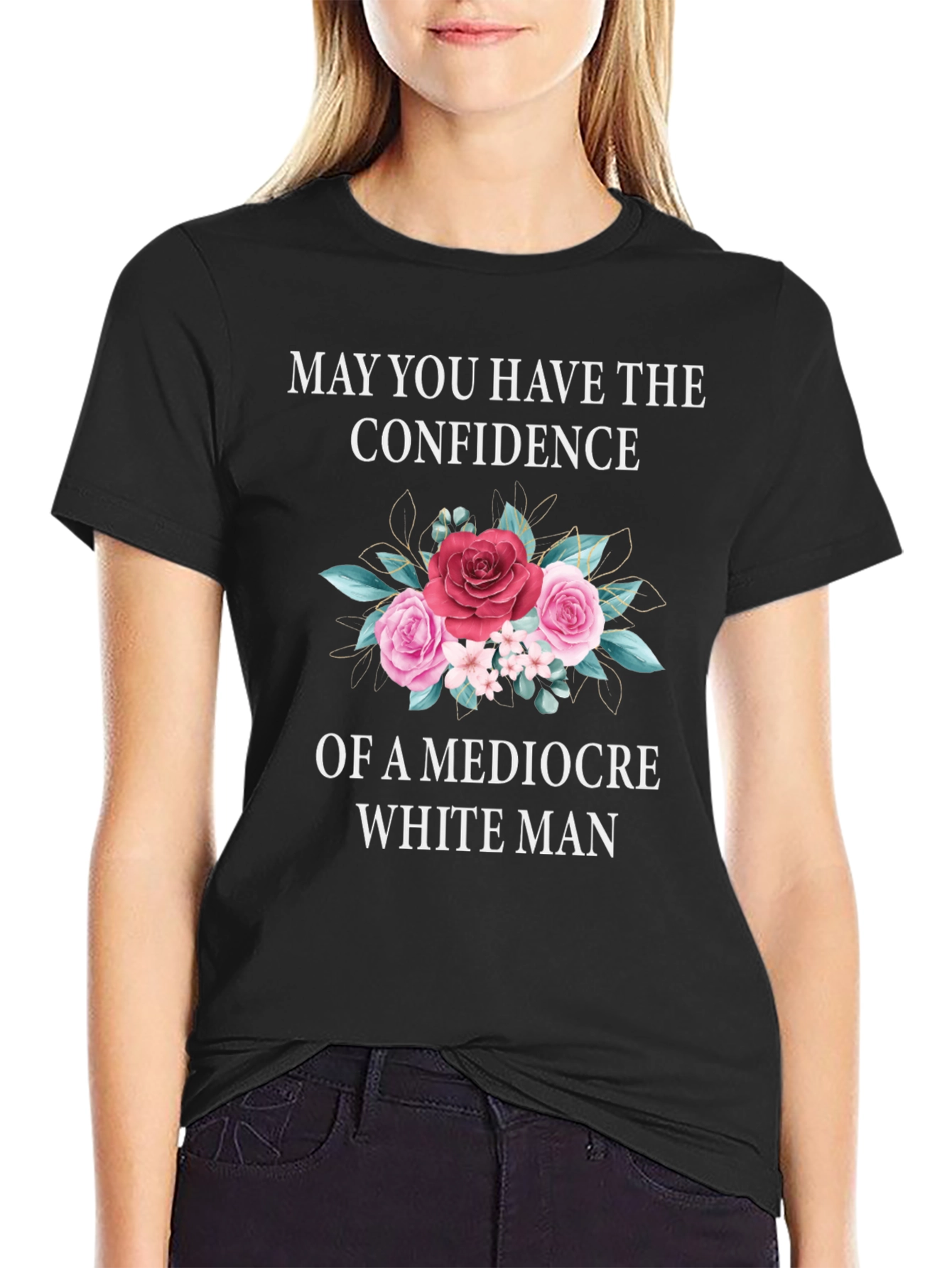 Confidence T-Shirt - Floral Design