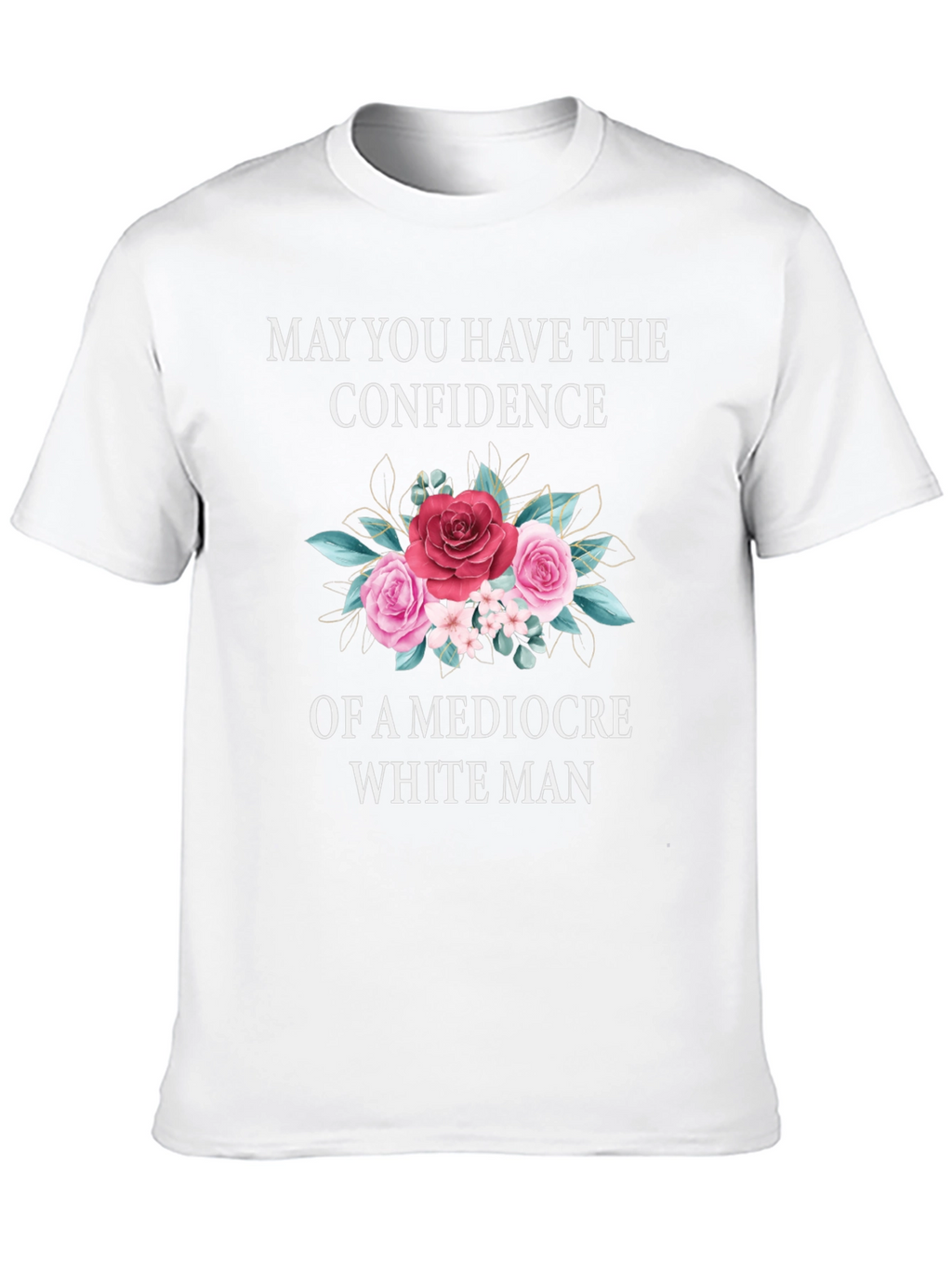 Confidence T-Shirt - Floral Design