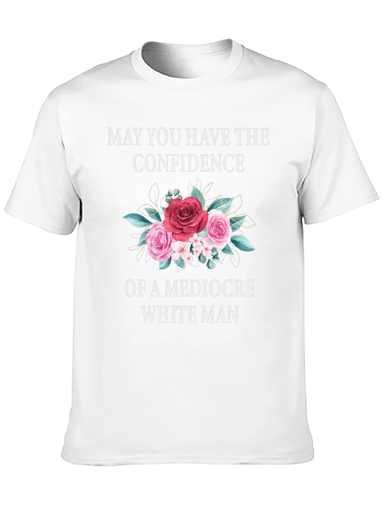 Confidence T-Shirt - Floral Design