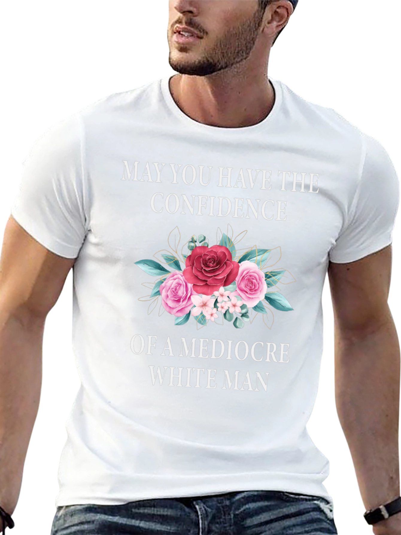 Confidence T-Shirt - Floral Design