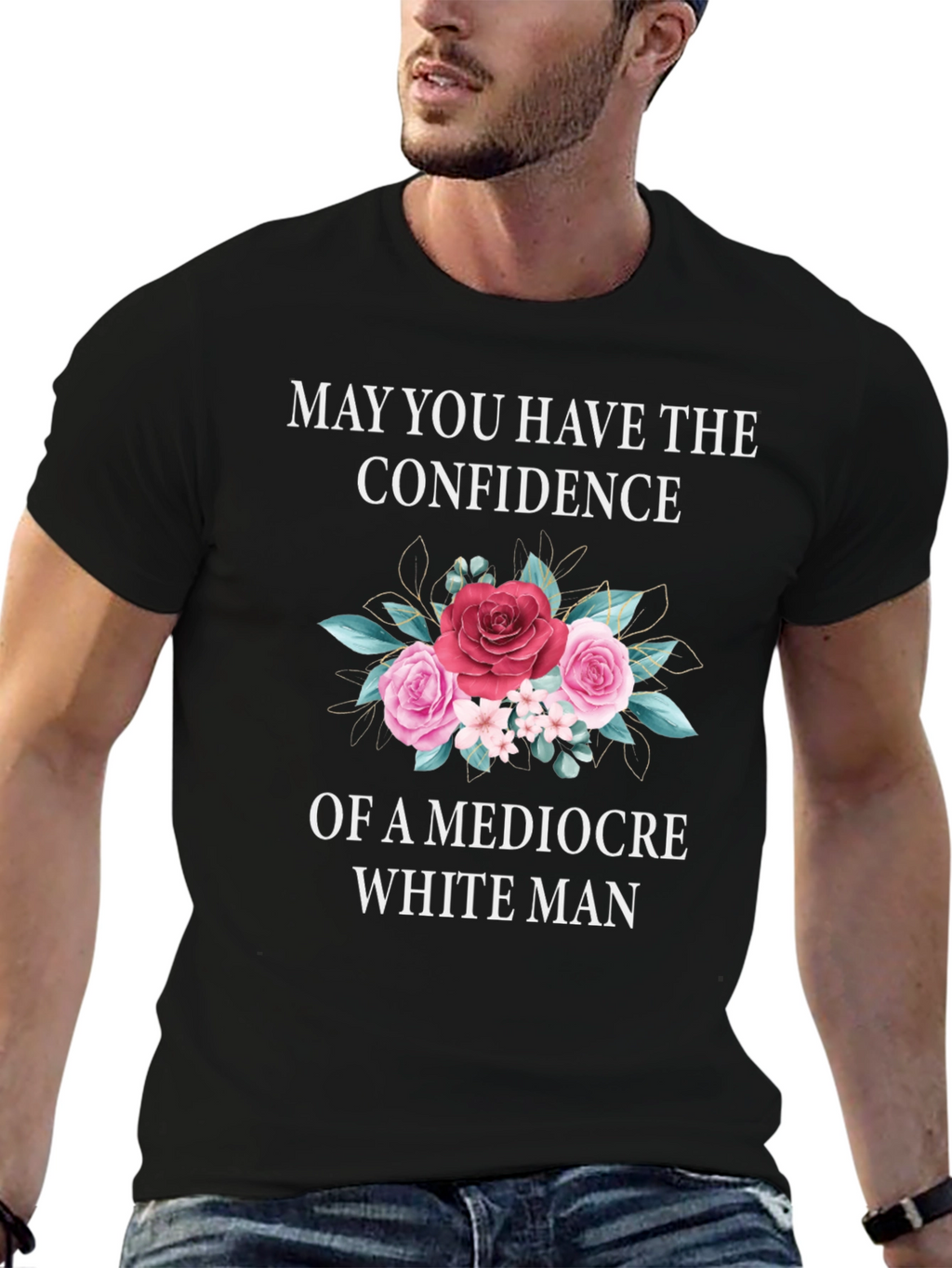Confidence T-Shirt - Floral Design