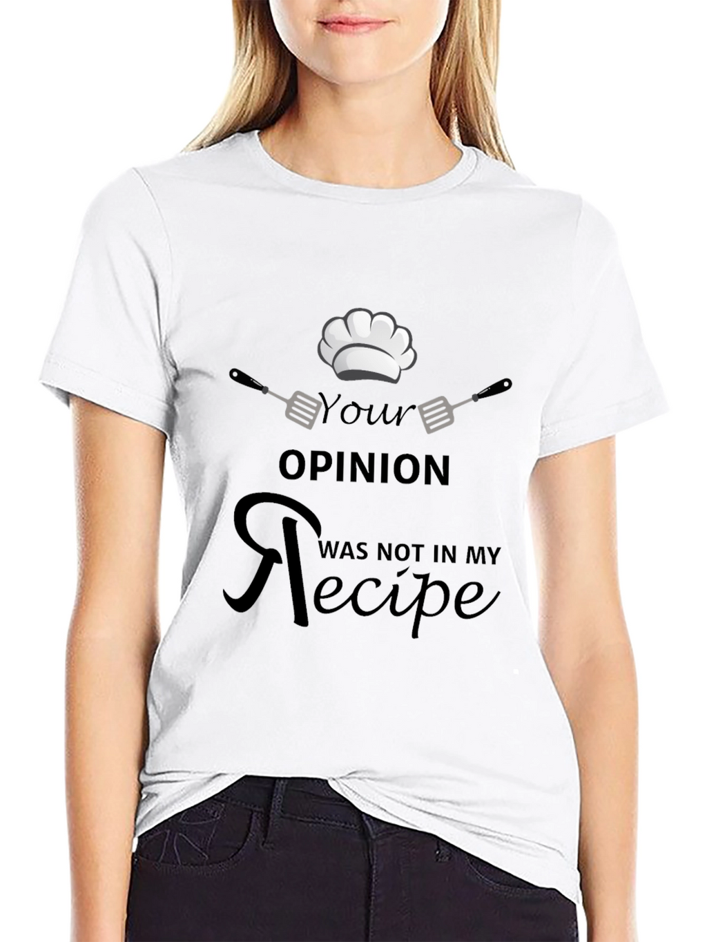 Chefs Opinion Recipe Black T-Shirt