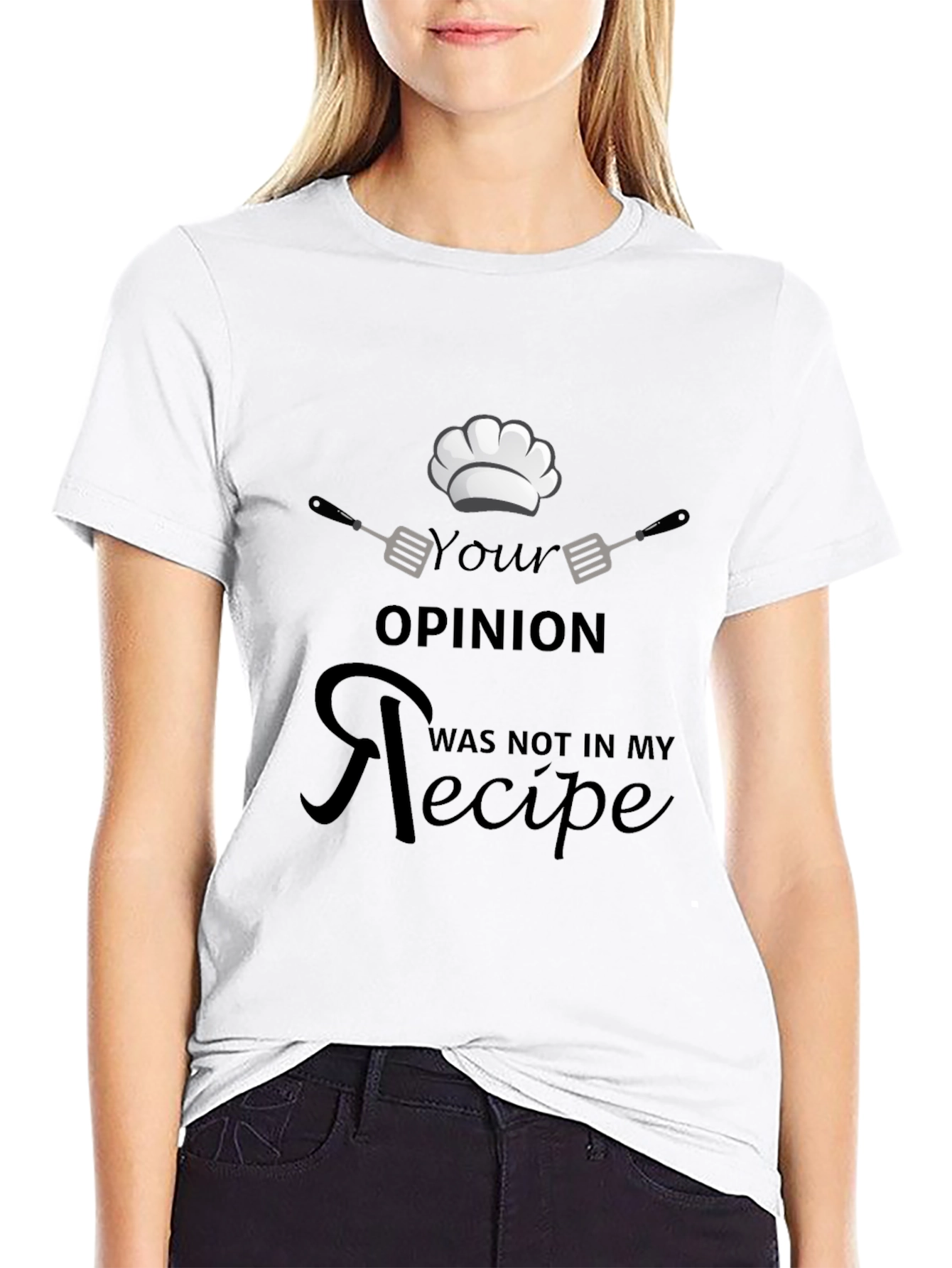 Chefs Opinion Recipe Black T-Shirt