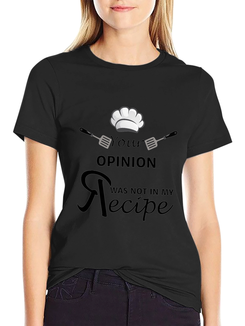 Chefs Opinion Recipe Black T-Shirt