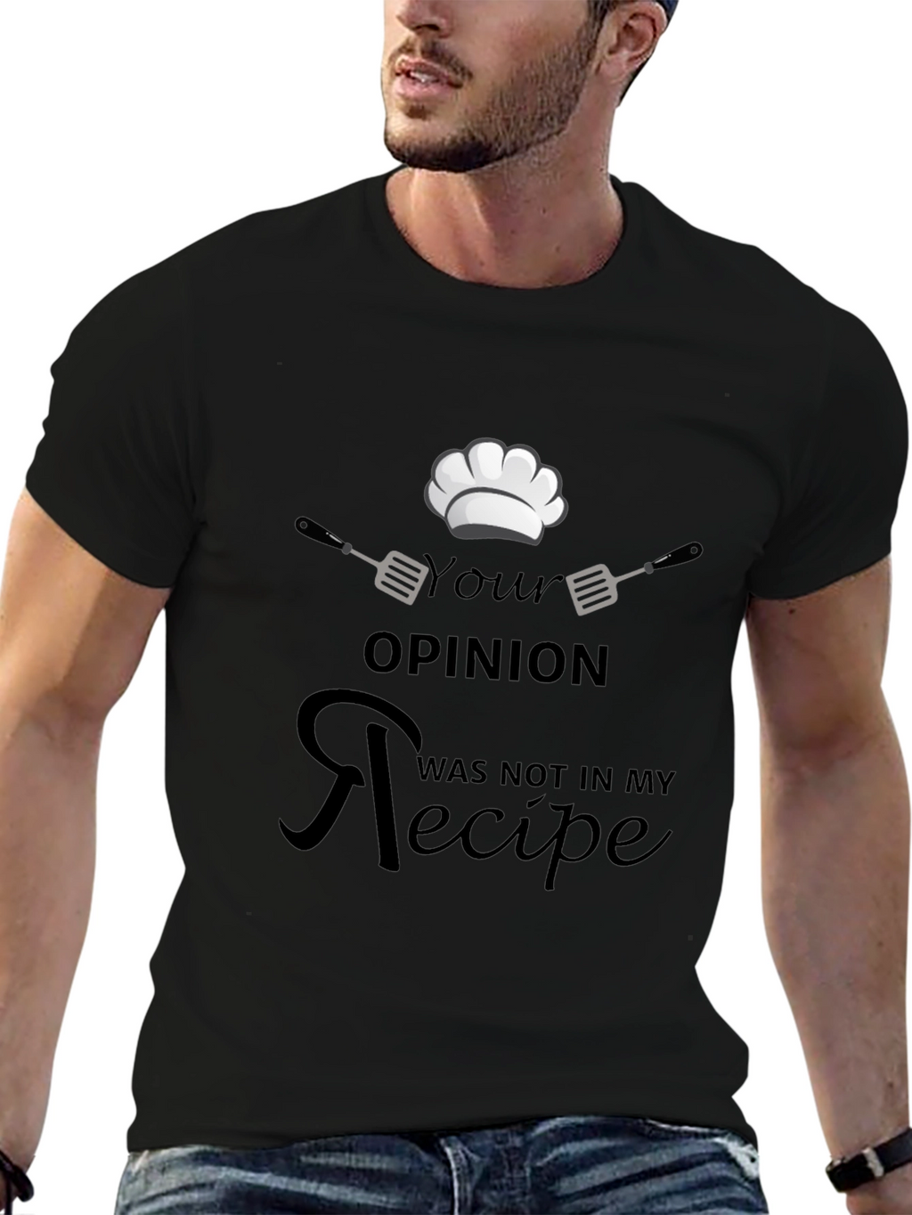 Chefs Opinion Recipe Black T-Shirt